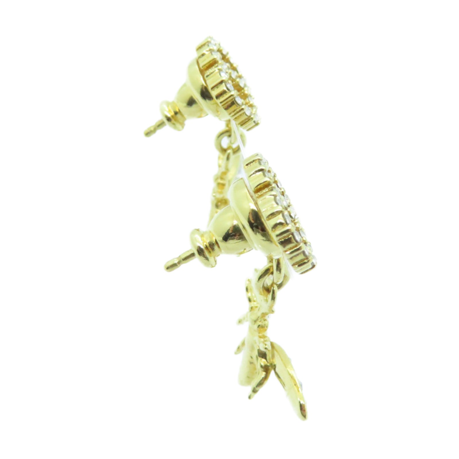 Dior 金屬Earrings耳環金色