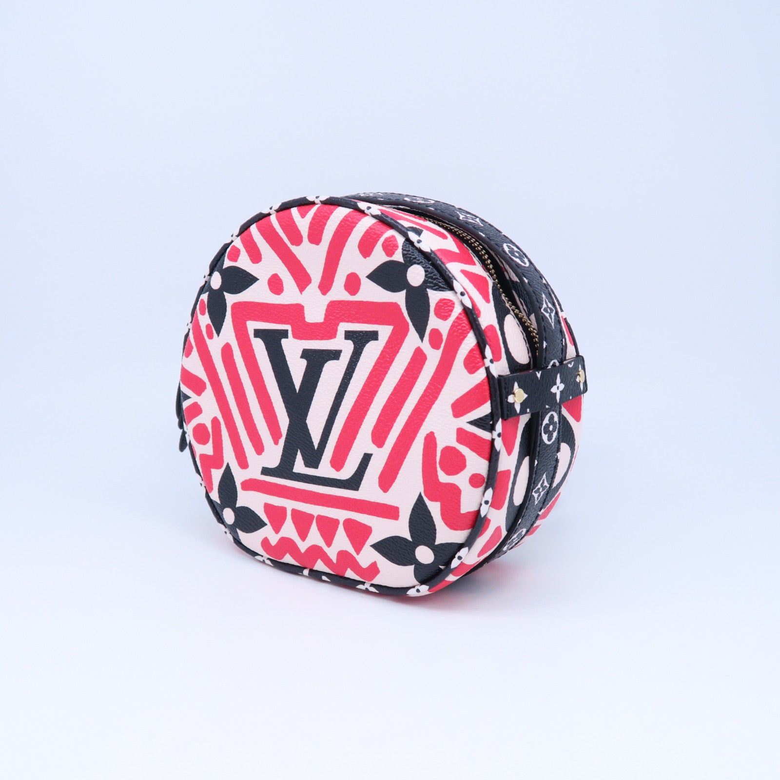 LOUIS VUITTON 【激減優惠】Monogram Giant Boite Chapeau金扣肩背袋紅色/黑色/白色