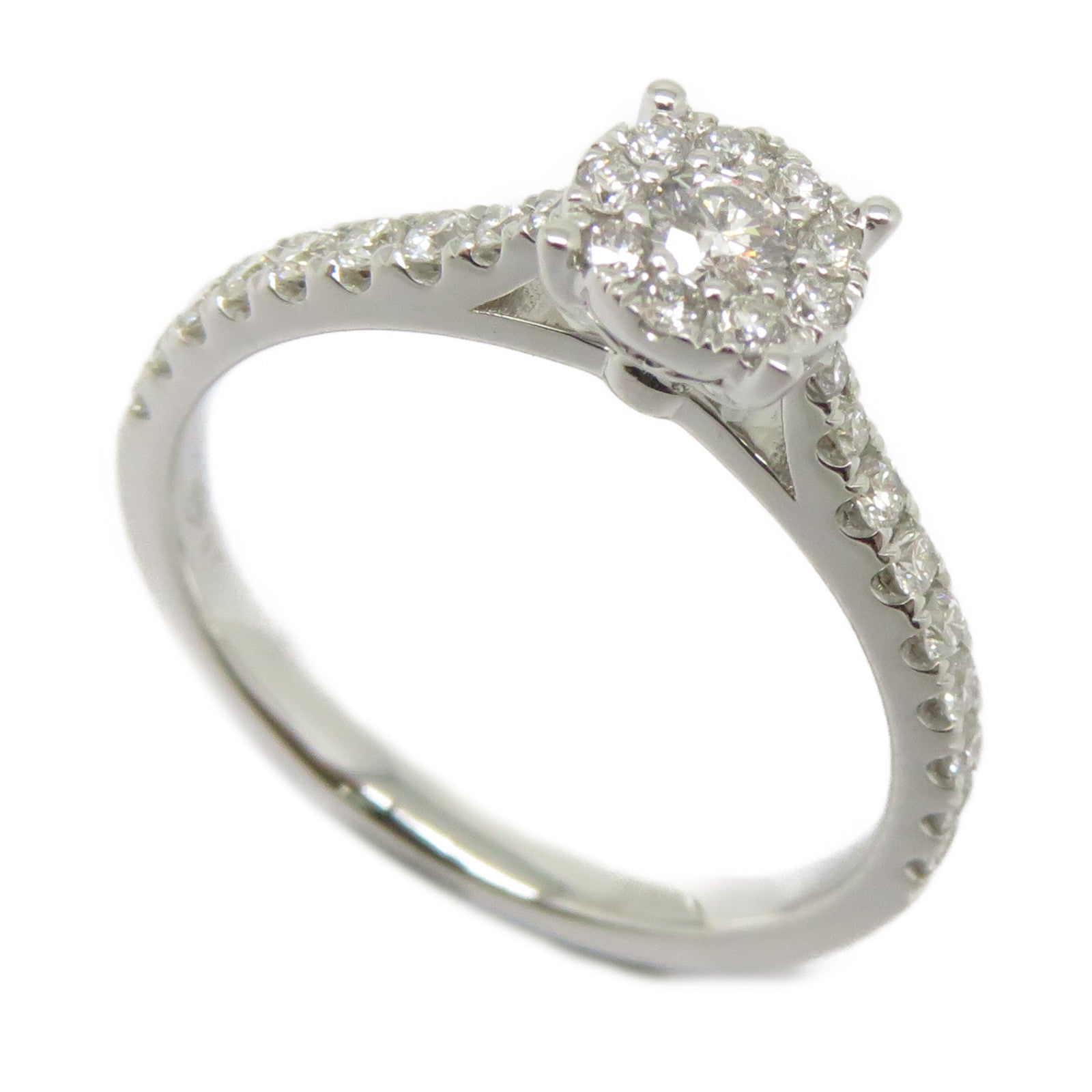 JEWELRY 18K白金Diamond Ring 0.40ct鑽石戒指US#6.5