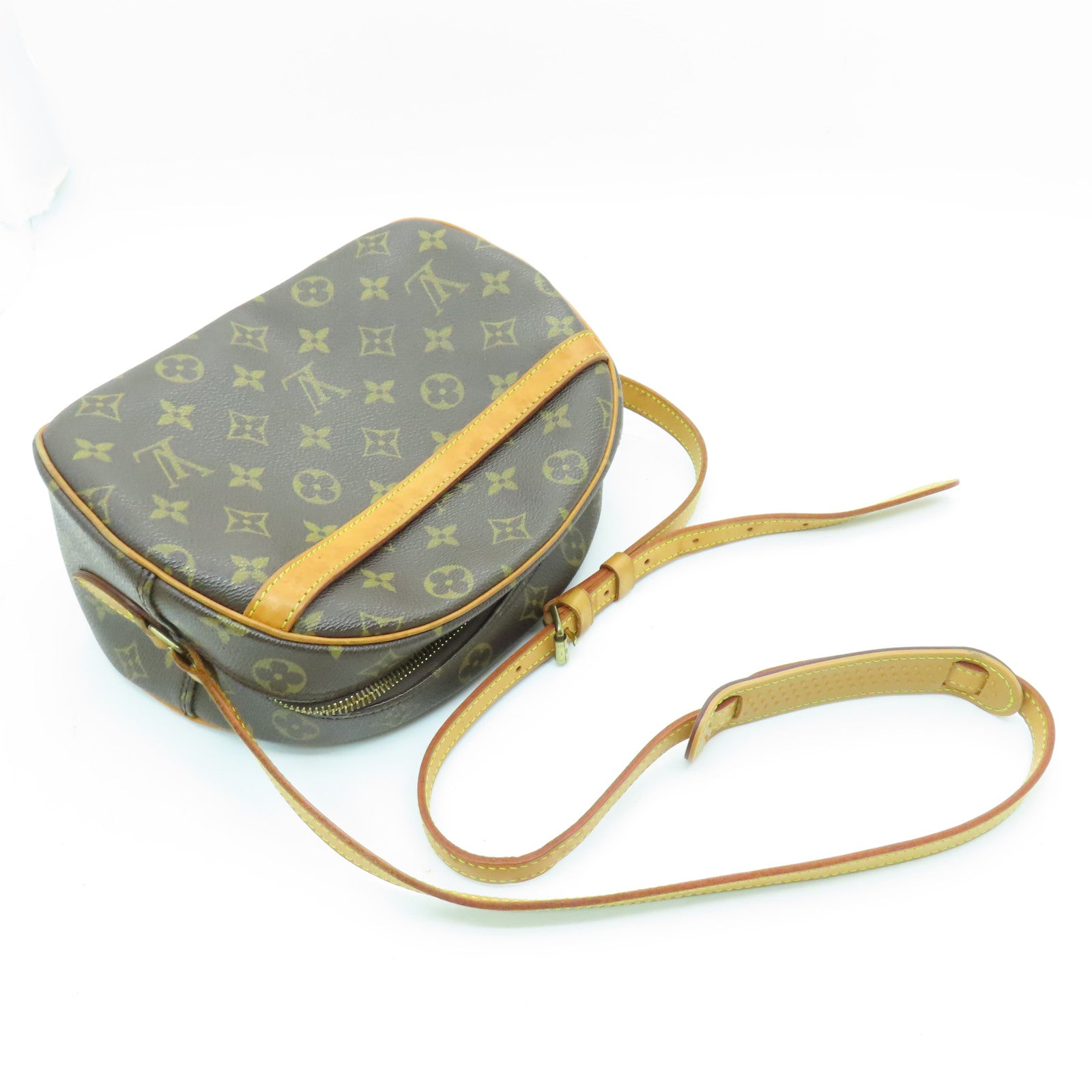LOUIS VUITTON Monogram Blois Shoulder Bag金扣肩背袋啡色