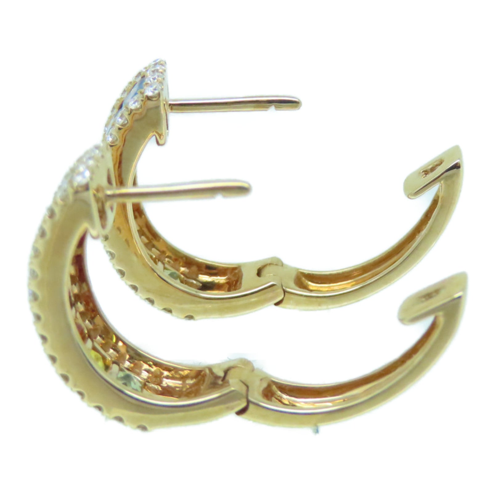 JEWELRY 【激減優惠】18K玫瑰金Multi Sapphire Diamond Earrings 1.51ct藍寶石/0.478ct鑽石耳環