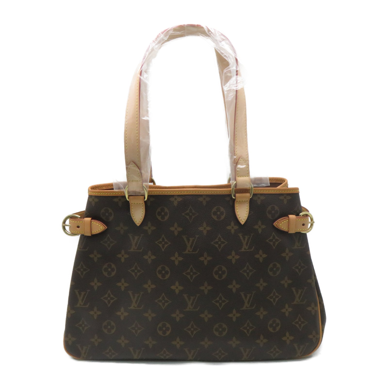 LOUIS VUITTON Monogram Batignolles Horizontal金扣肩背袋啡色
