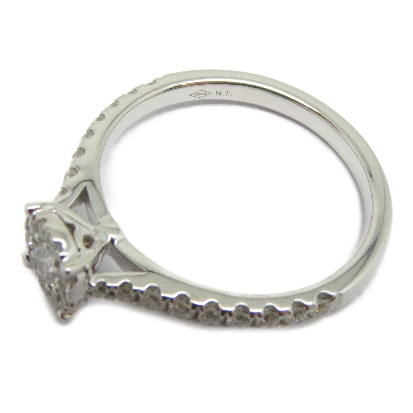 JEWELRY 18K白金Diamond Ring 0.40ct鑽石戒指US#6.5