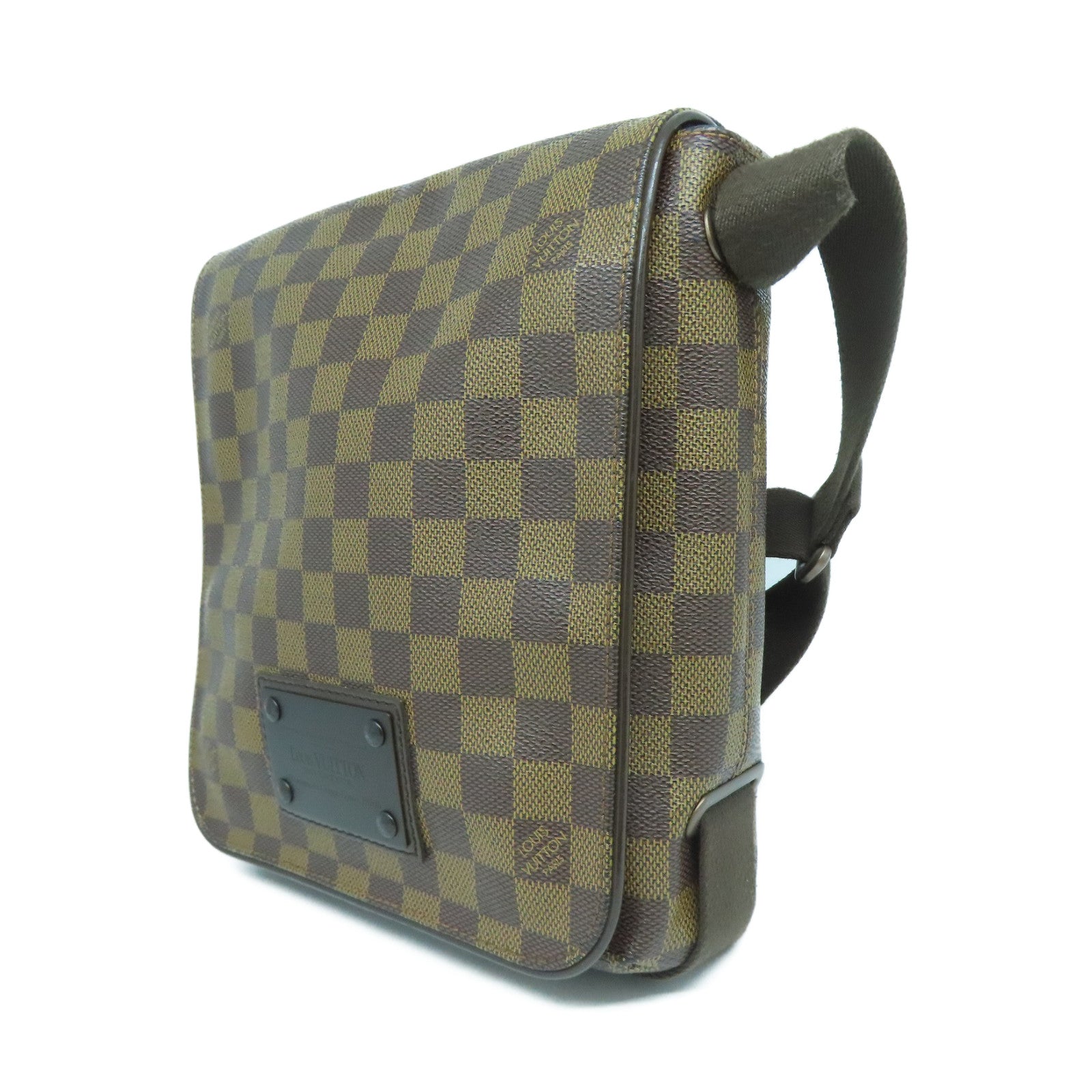 LOUIS VUITTON Damier Brooklyn PM肩背袋啡色