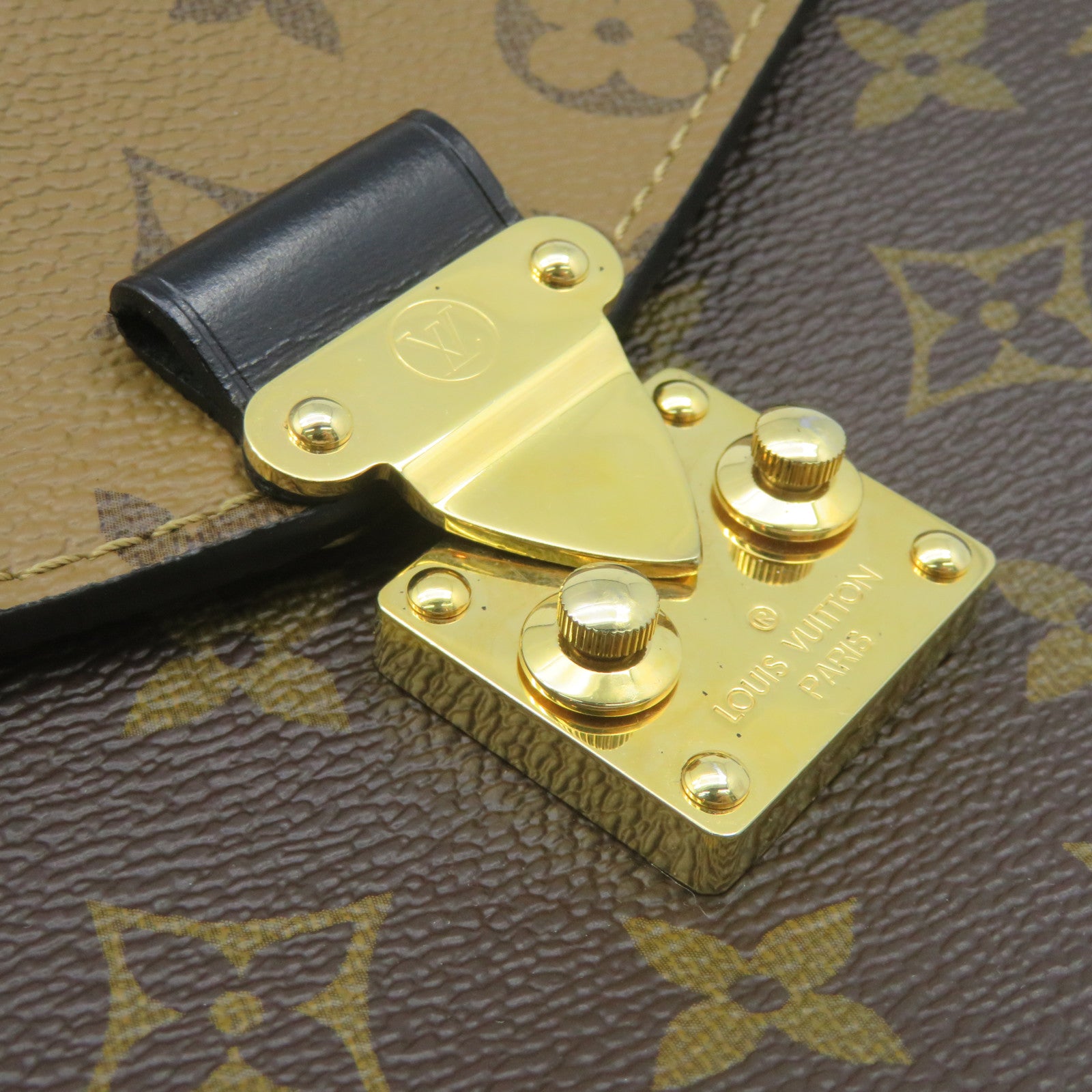 LOUIS VUITTON Monogram Pochette Metis 2Way Shoulder Bag手挽肩背兩用袋啡色