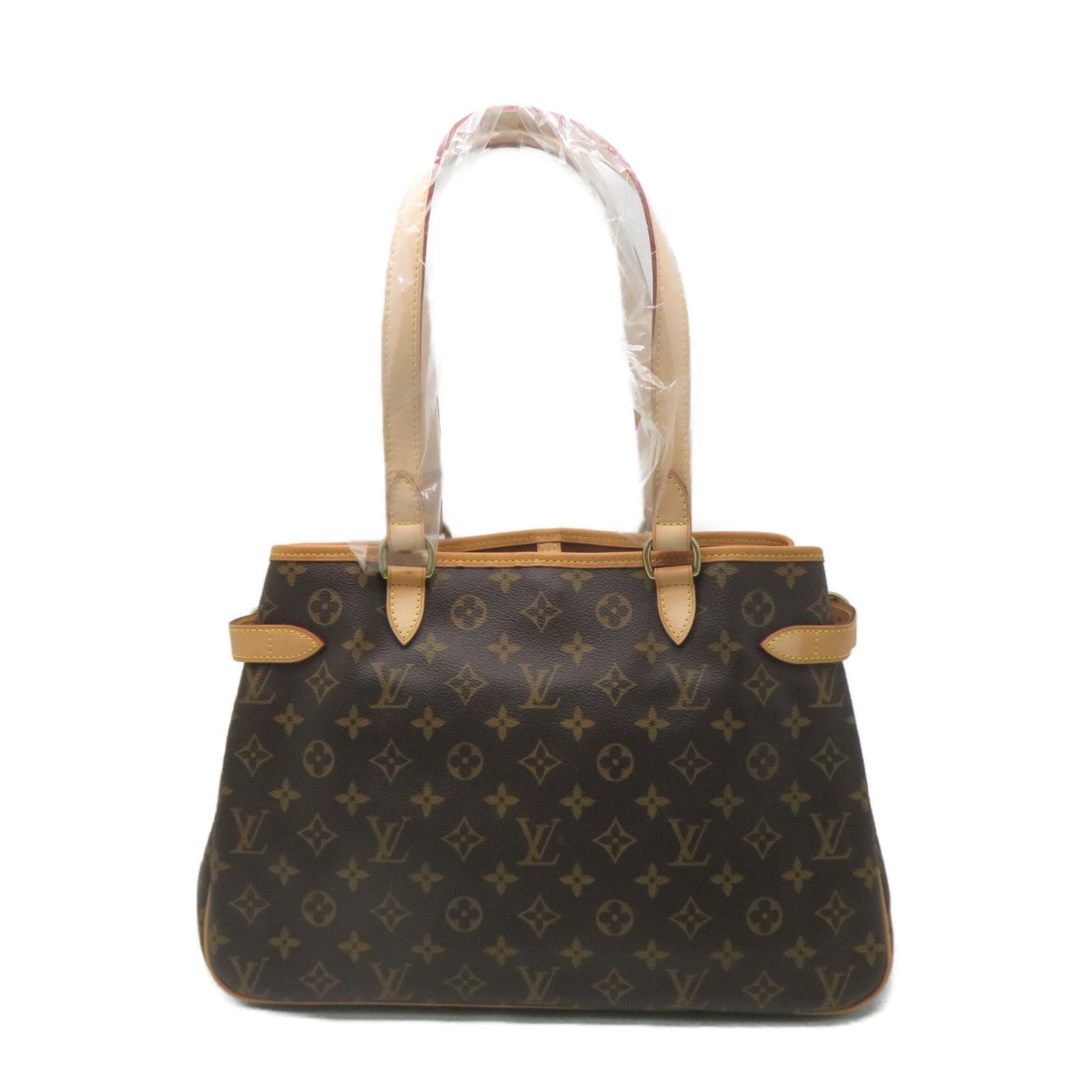LOUIS VUITTON Monogram Batignolles Horizontal金扣肩背袋啡色
