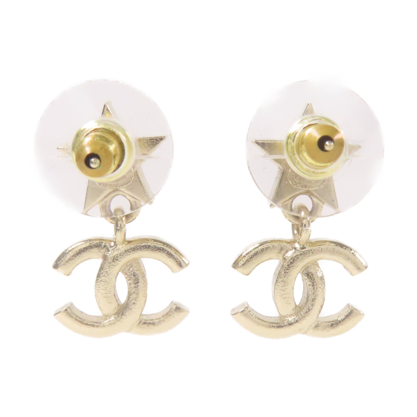 CHANEL 金屬Earrings耳環金色