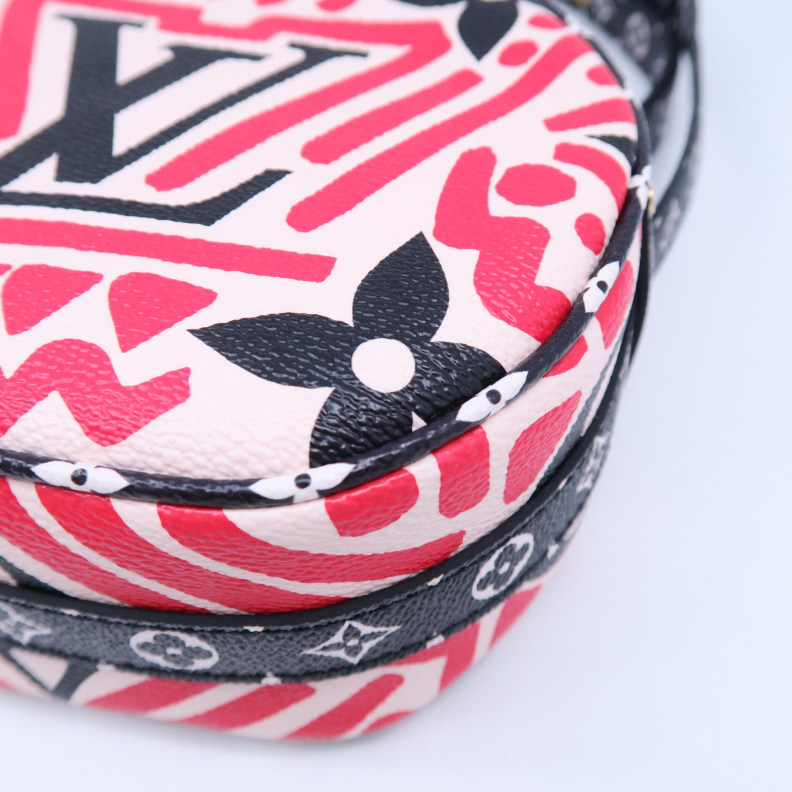 LOUIS VUITTON 【激減優惠】Monogram Giant Boite Chapeau金扣肩背袋紅色/黑色/白色