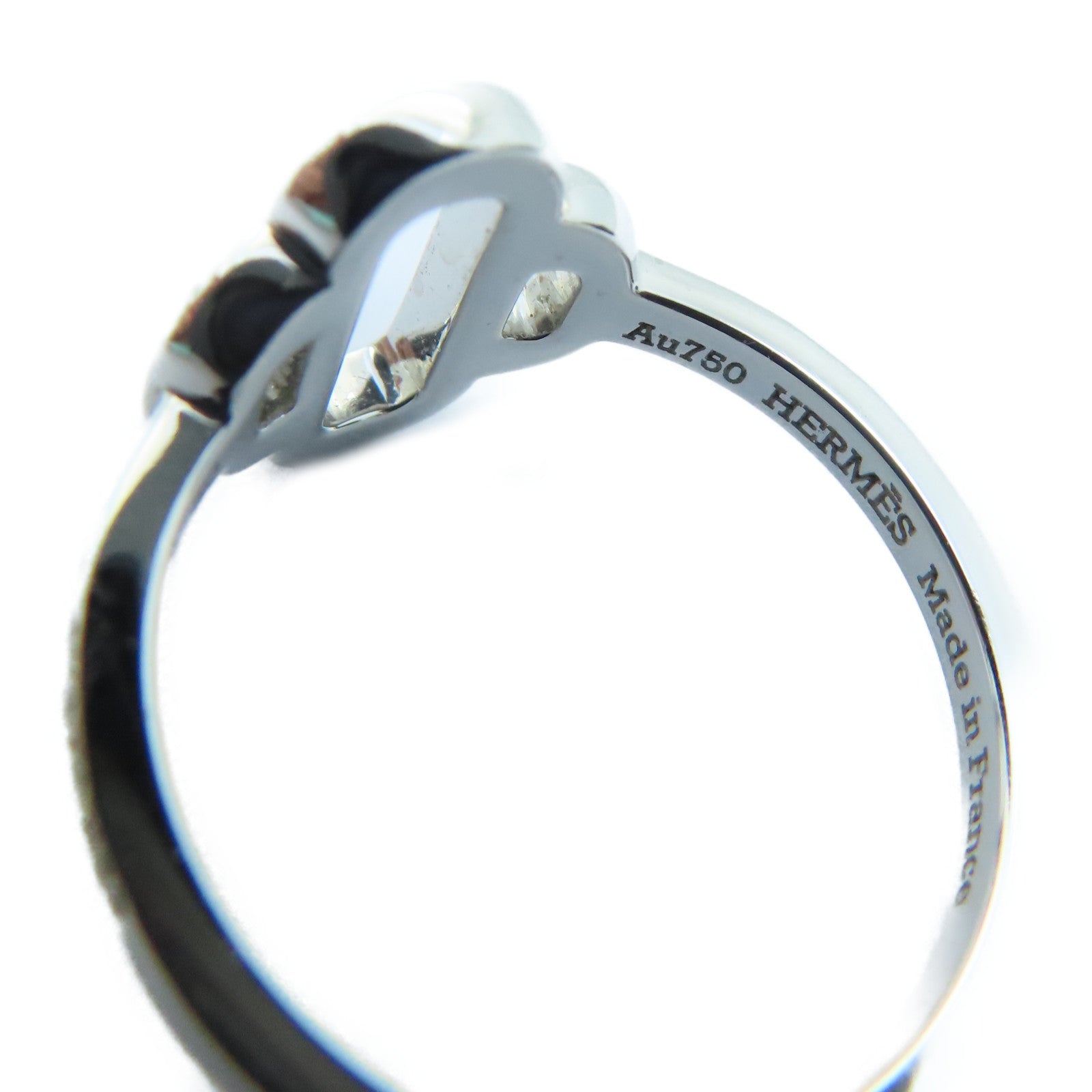 HERMES 【激減優惠】18K白金Diamond Ring0.24ct鑽石戒指Hermes#50/US#5.25