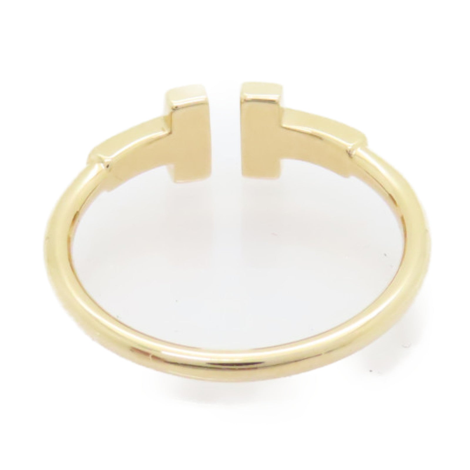 TIFFANY＆CO 18K玫瑰金T Wire Diamond Ring戒指US#6.75