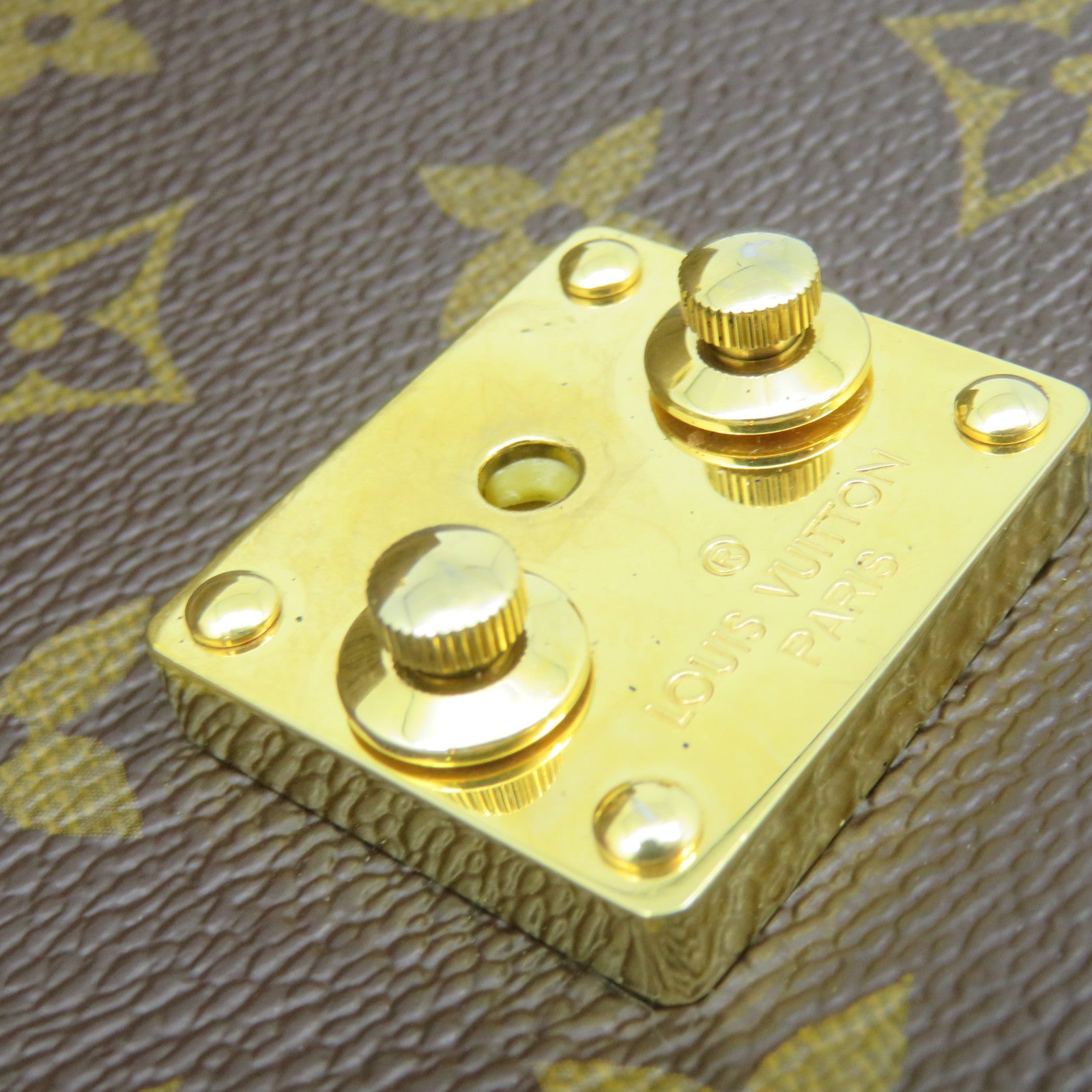 LOUIS VUITTON Monogram Pochette Metis 2Way Shoulder Bag手挽肩背兩用袋啡色