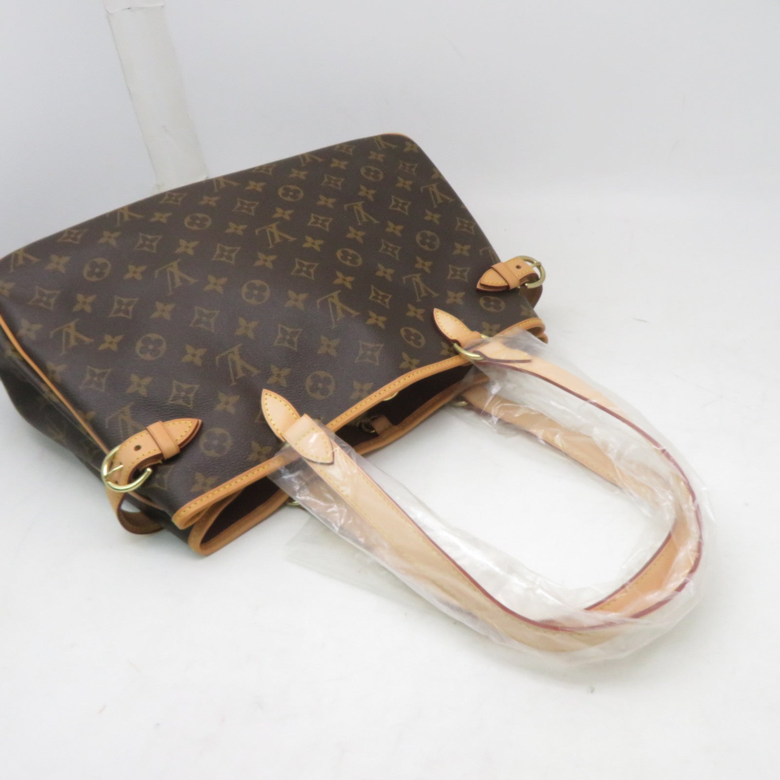 LOUIS VUITTON Monogram Batignolles Horizontal金扣肩背袋啡色