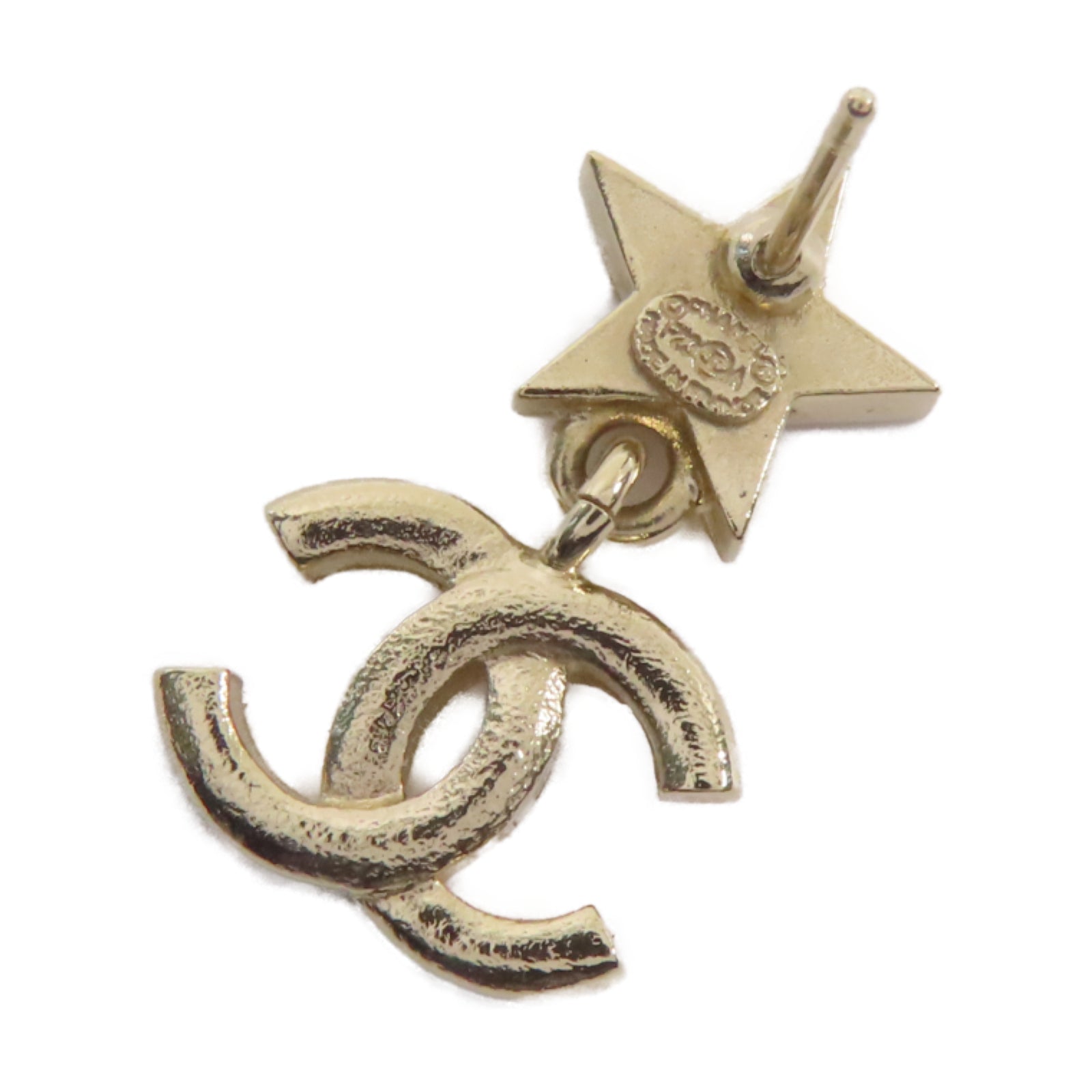 CHANEL 金屬Earrings耳環金色