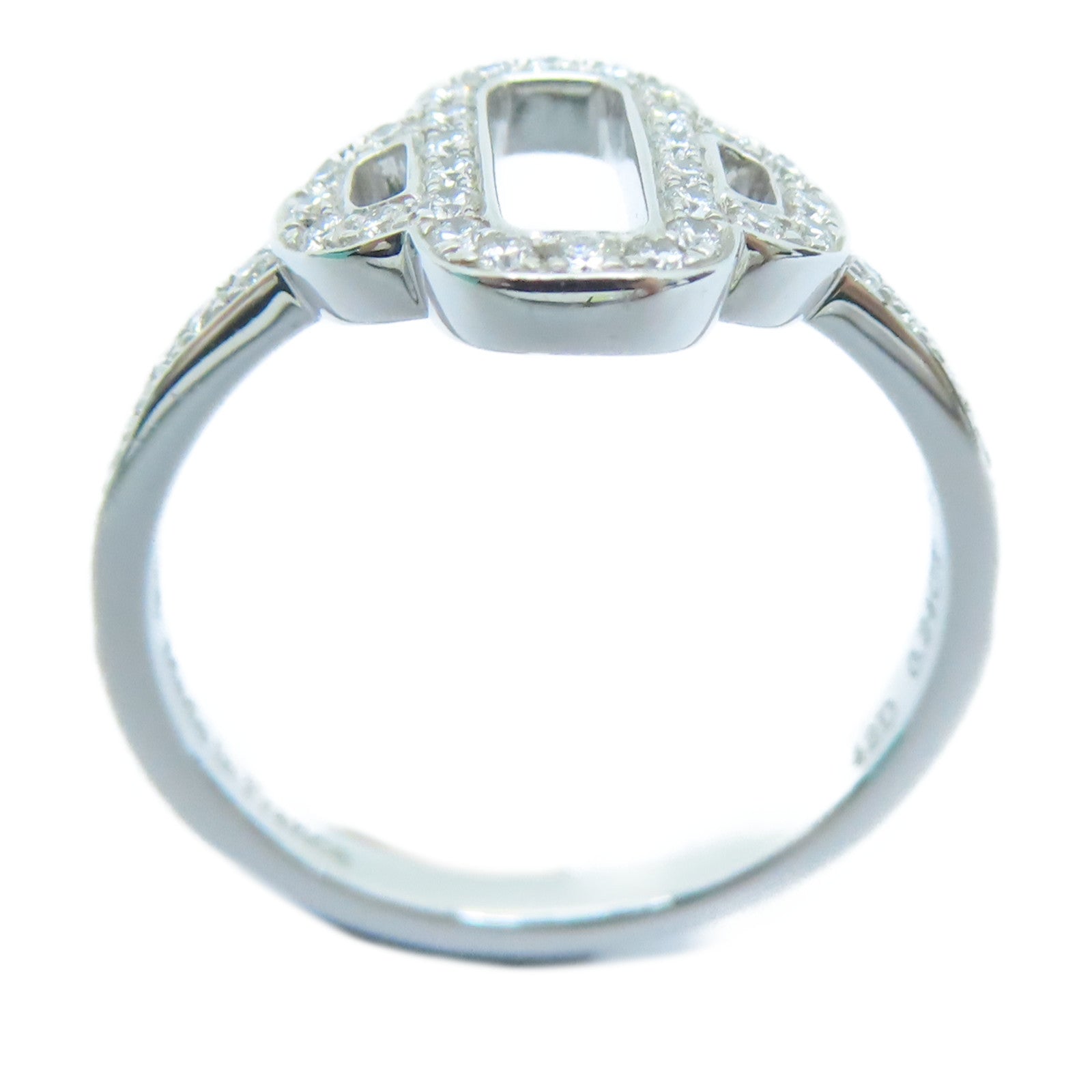 HERMES 【激減優惠】18K白金Diamond Ring0.24ct鑽石戒指Hermes#50/US#5.25