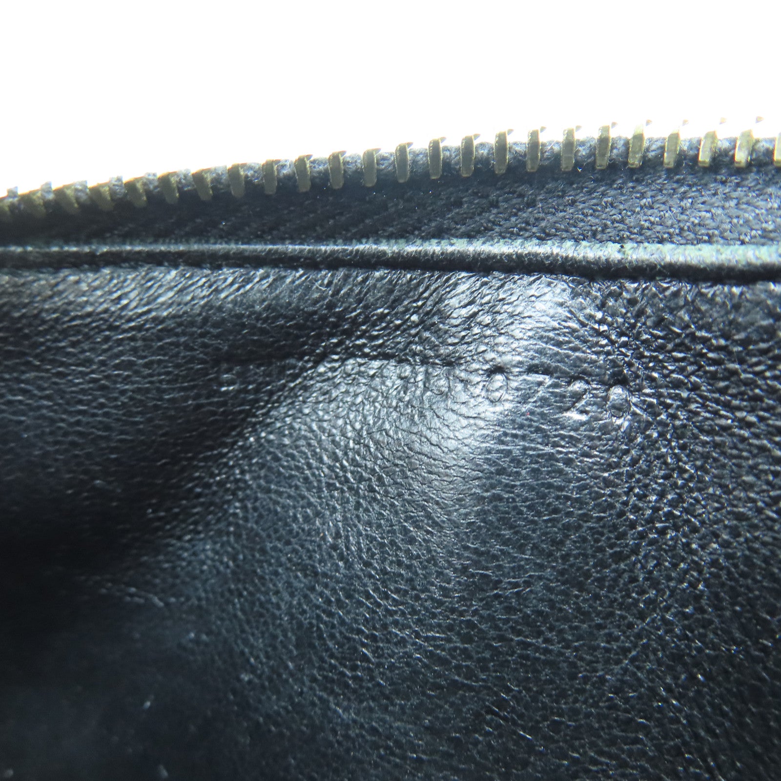 SAINT LAURENT 斜紋牛皮皮革Card Case金扣卡片包黑色