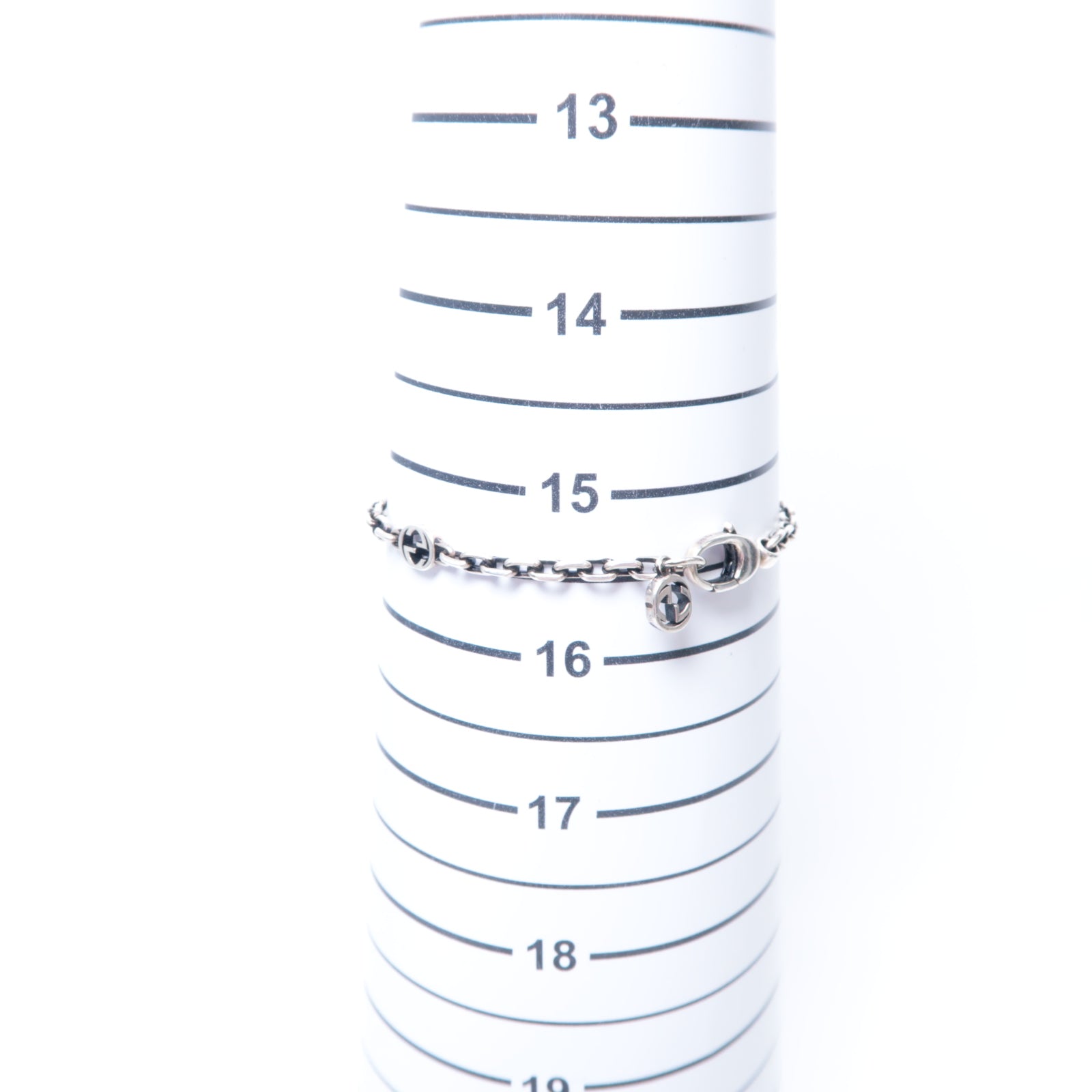 GUCCI 純銀Double G Bracelet手鏈