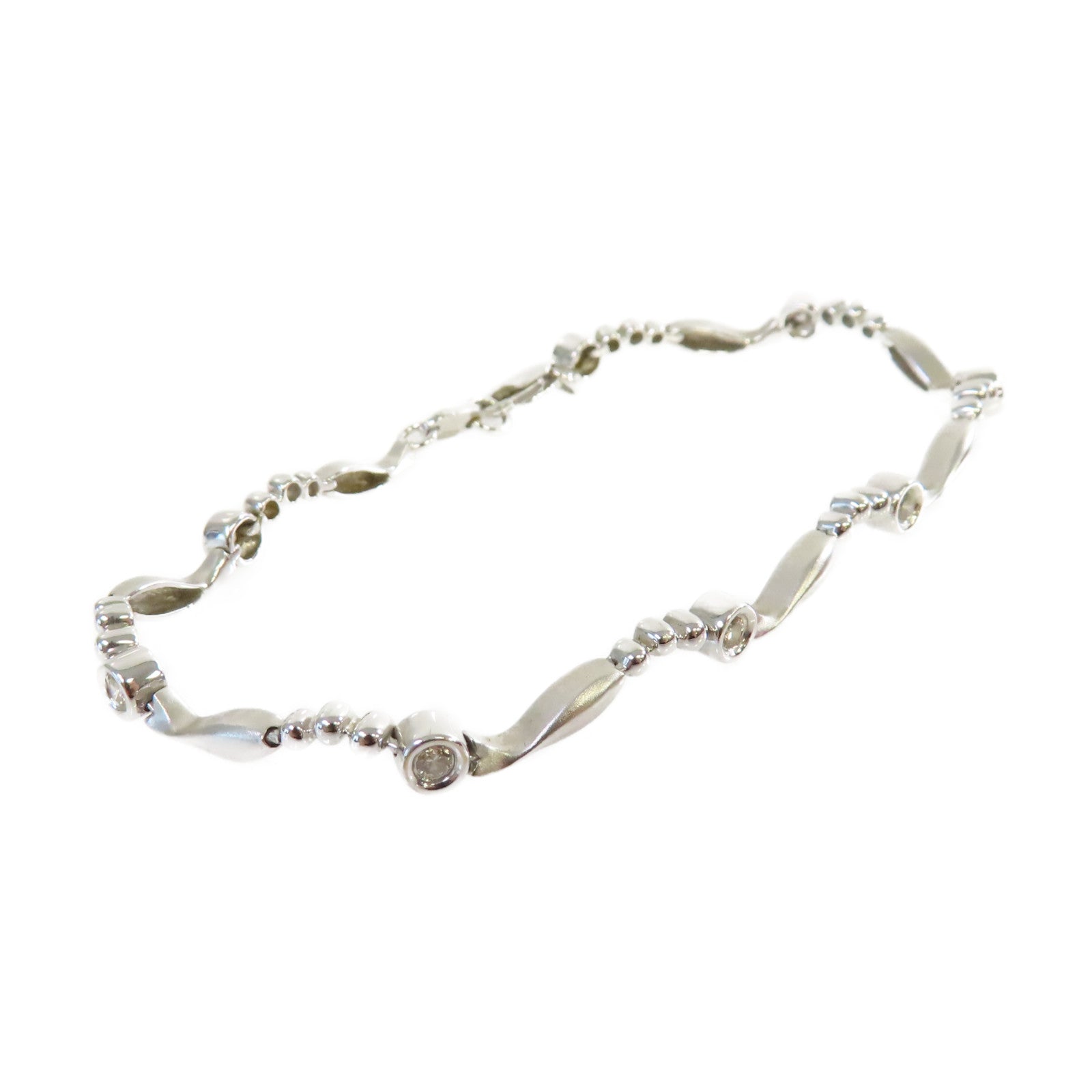 JEWELRY 18K白金/7.48g鑽石Diamond Bracelet鑽石手鏈