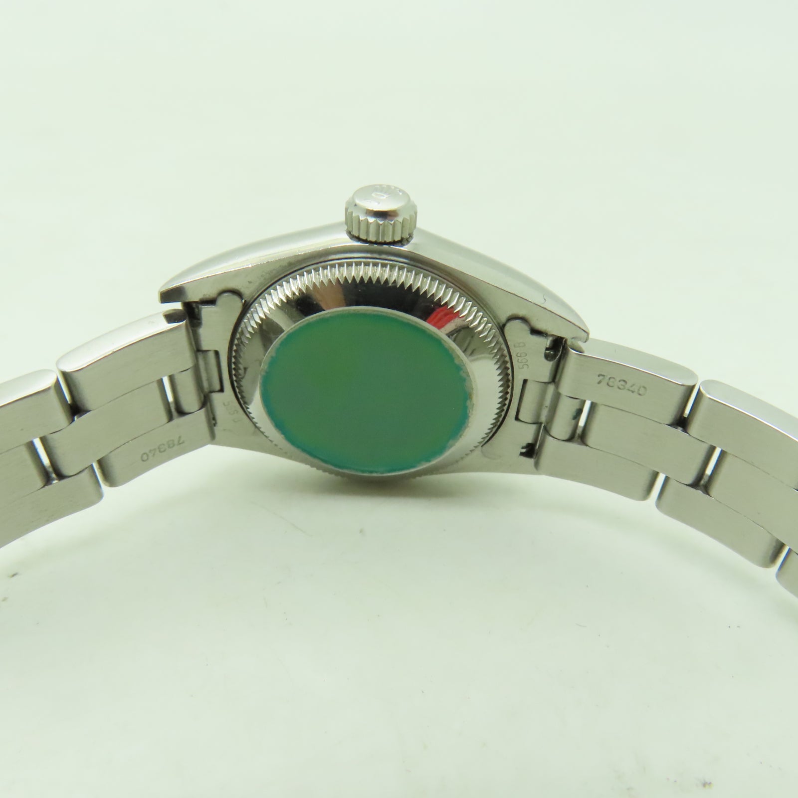 ROLEX Oyster Perpetual 26mm不鏽鋼手錶自動機芯海軍藍色