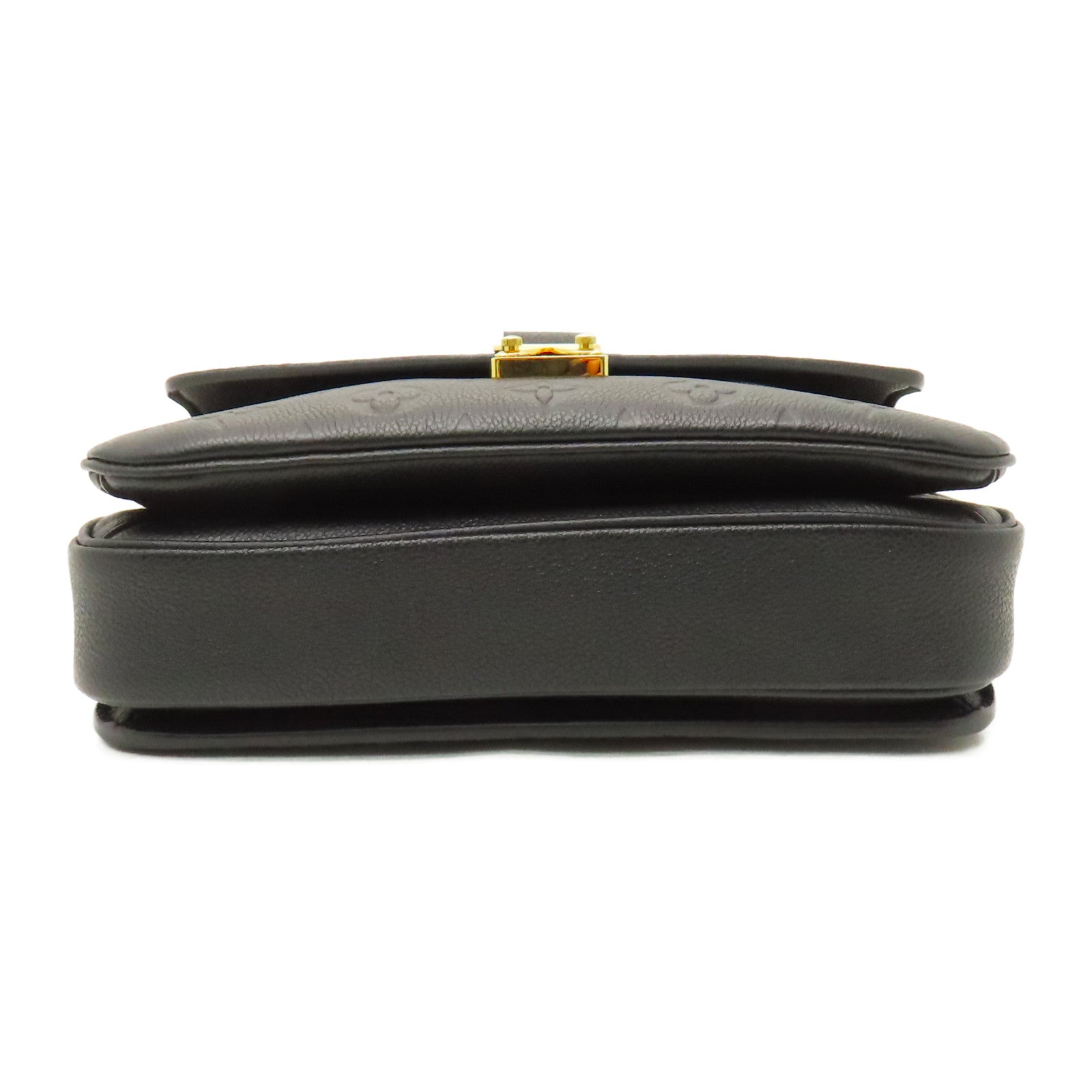 LOUIS VUITTON Monogram Empreinte Pochette Metis金扣手挽肩背兩用袋黑色