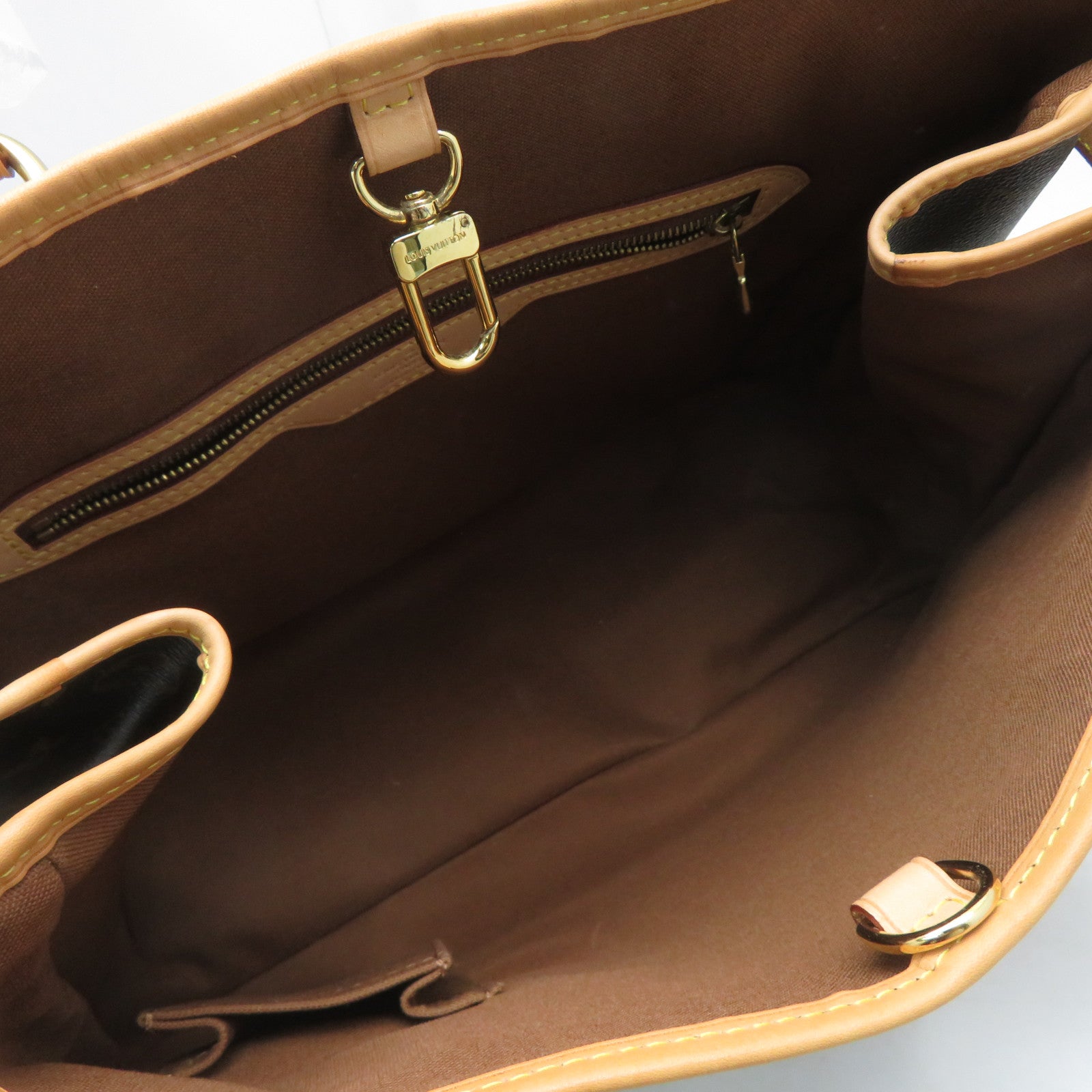 LOUIS VUITTON Monogram Batignolles Horizontal金扣肩背袋啡色