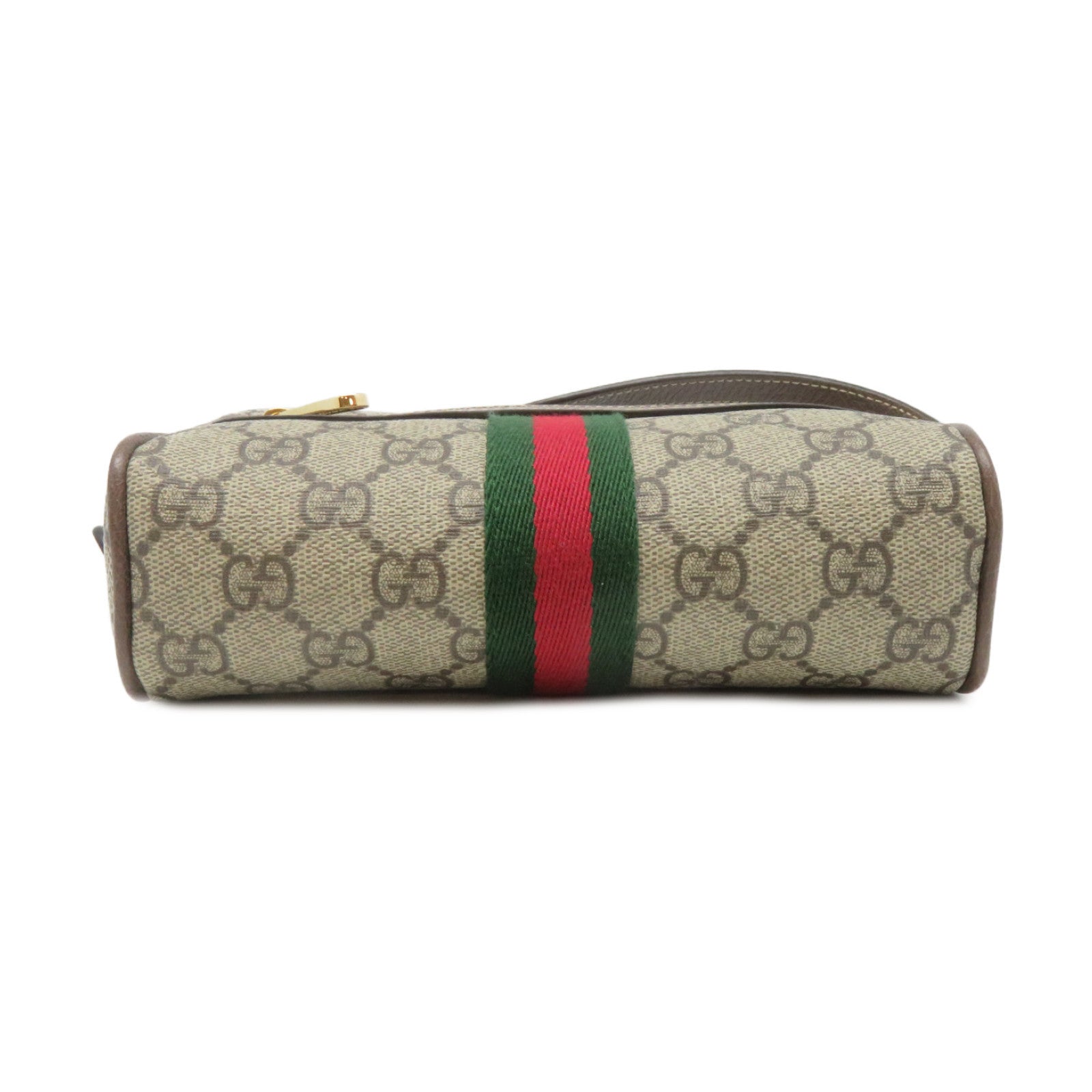 GUCCI 塗層帆布Ophidia GG Supreme金扣肩背袋啡色