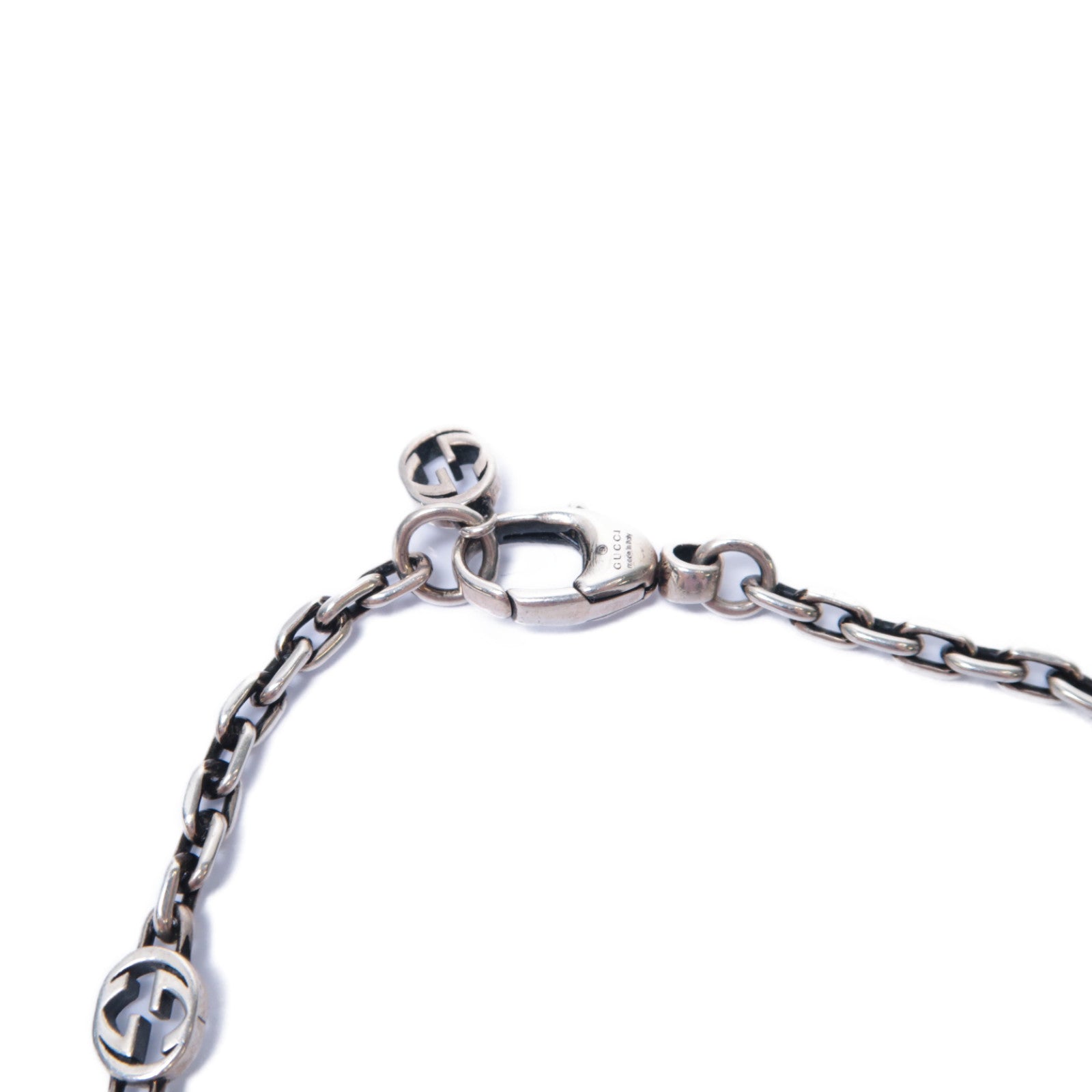 GUCCI 純銀Double G Bracelet手鏈