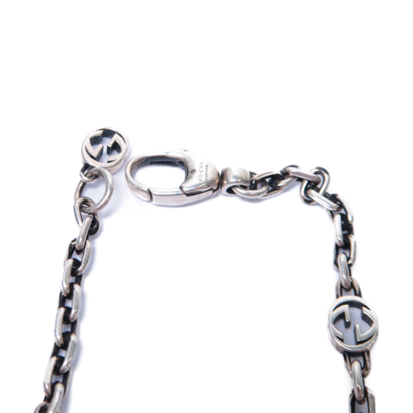GUCCI 純銀Double G Bracelet手鏈