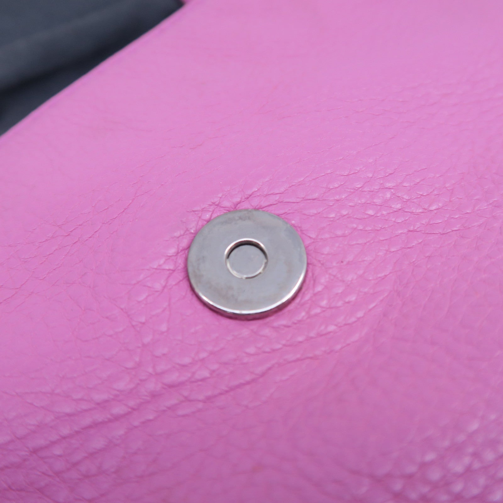 MARC BY MARC JACOBS 牛皮皮革Shoulder Bag銀扣肩背袋粉紅色