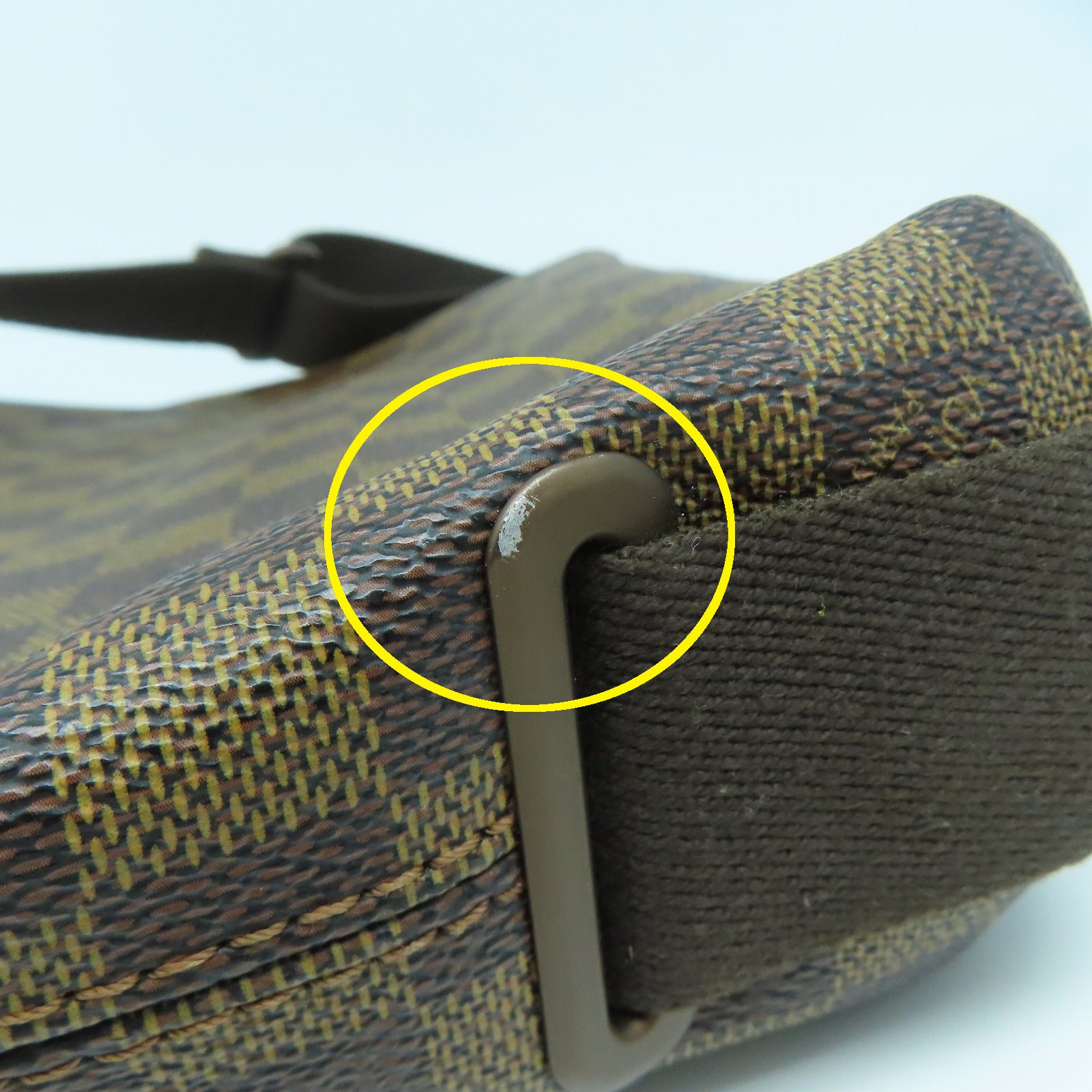 LOUIS VUITTON Damier Brooklyn PM肩背袋啡色
