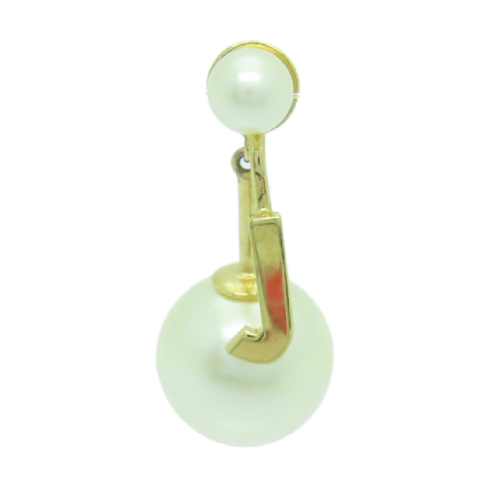 Dior PVC/金屬Earring耳環白色/金色
