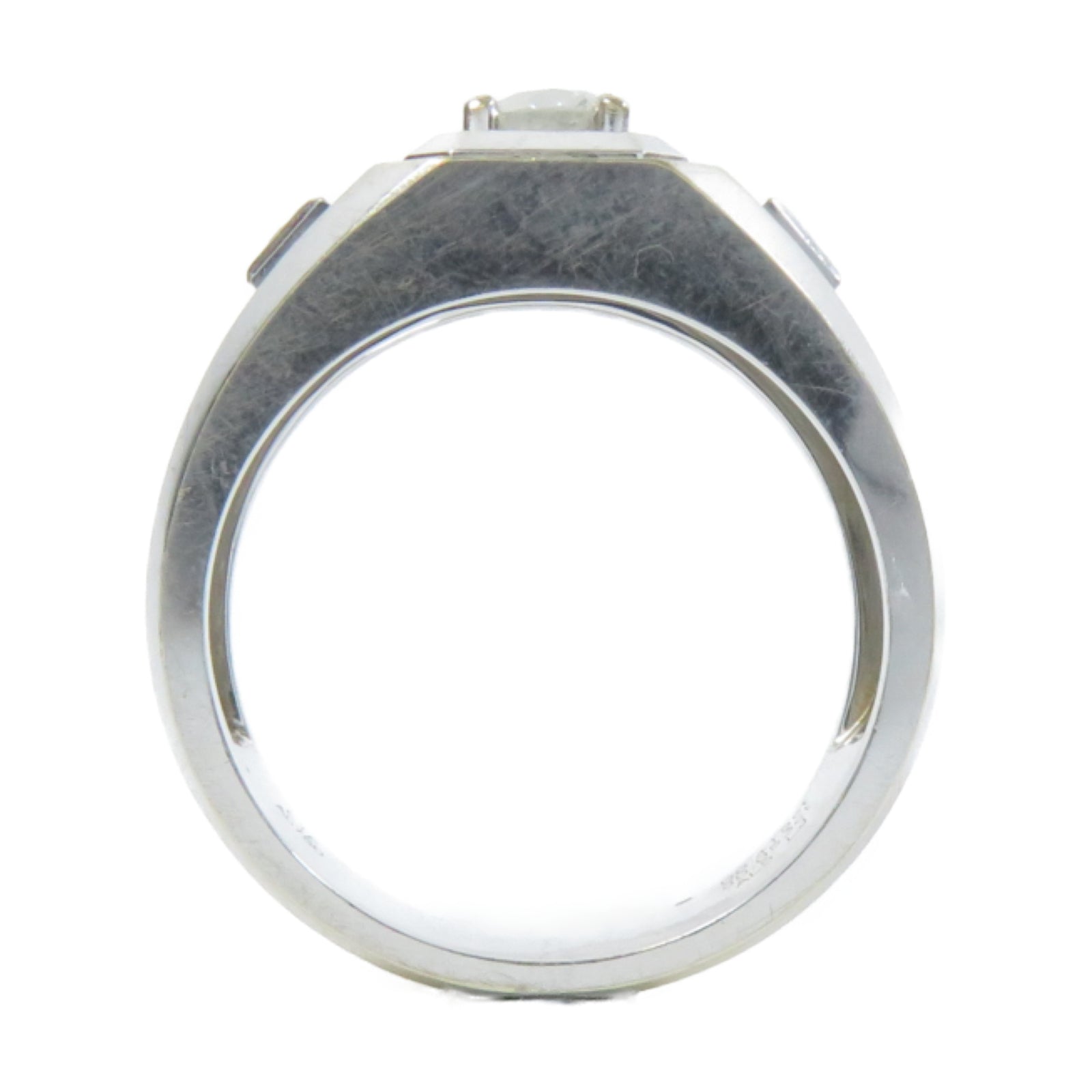 JEWELRY 18K白金Diamond Ring 0.415ct/0.053ct鑽石戒指US#8.25