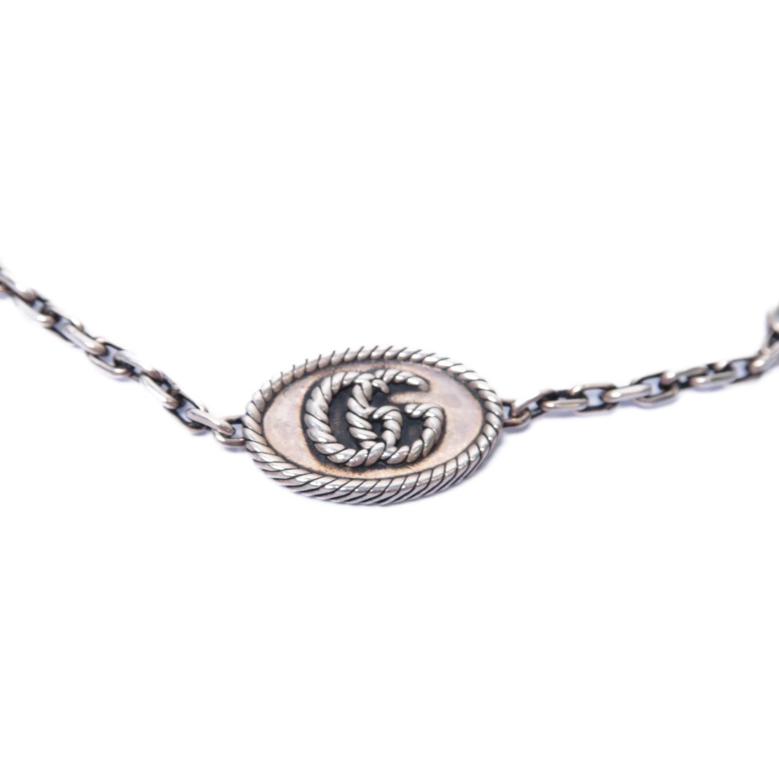 GUCCI 純銀Double G Bracelet手鏈