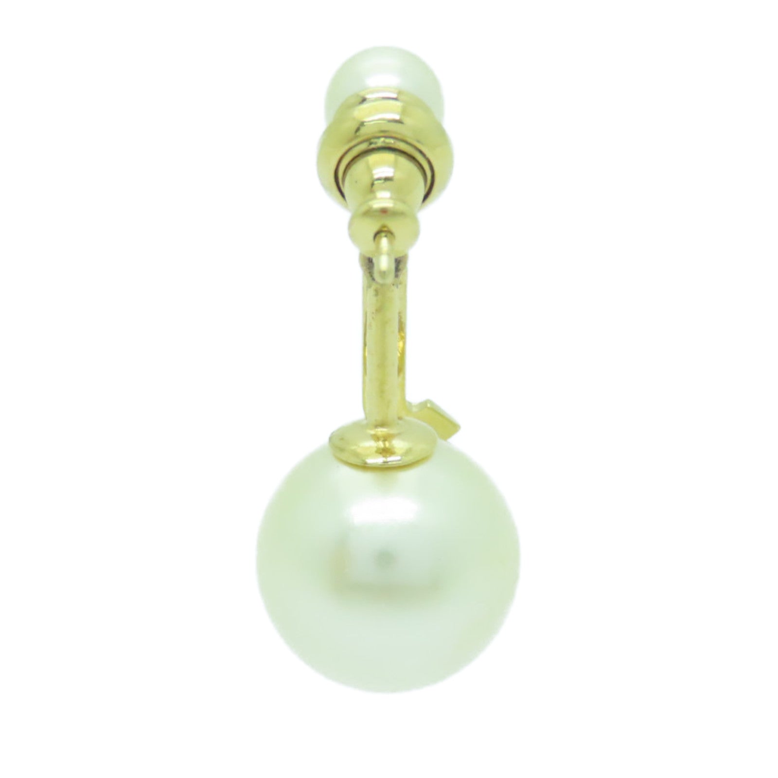 Dior PVC/金屬Earring耳環白色/金色