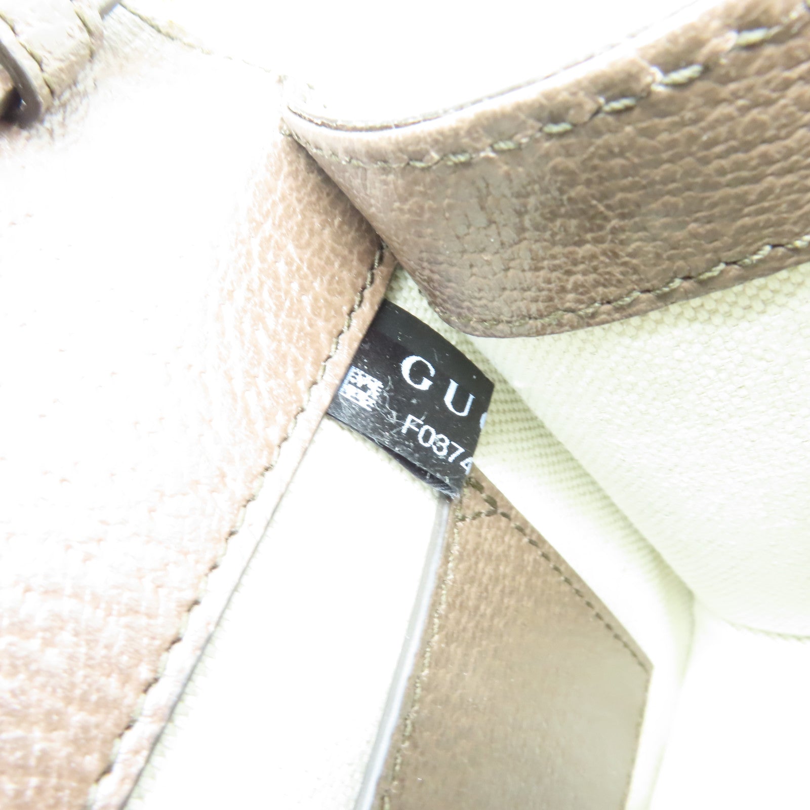 GUCCI 塗層帆布Ophidia GG金扣手挽肩背兩用袋棕色