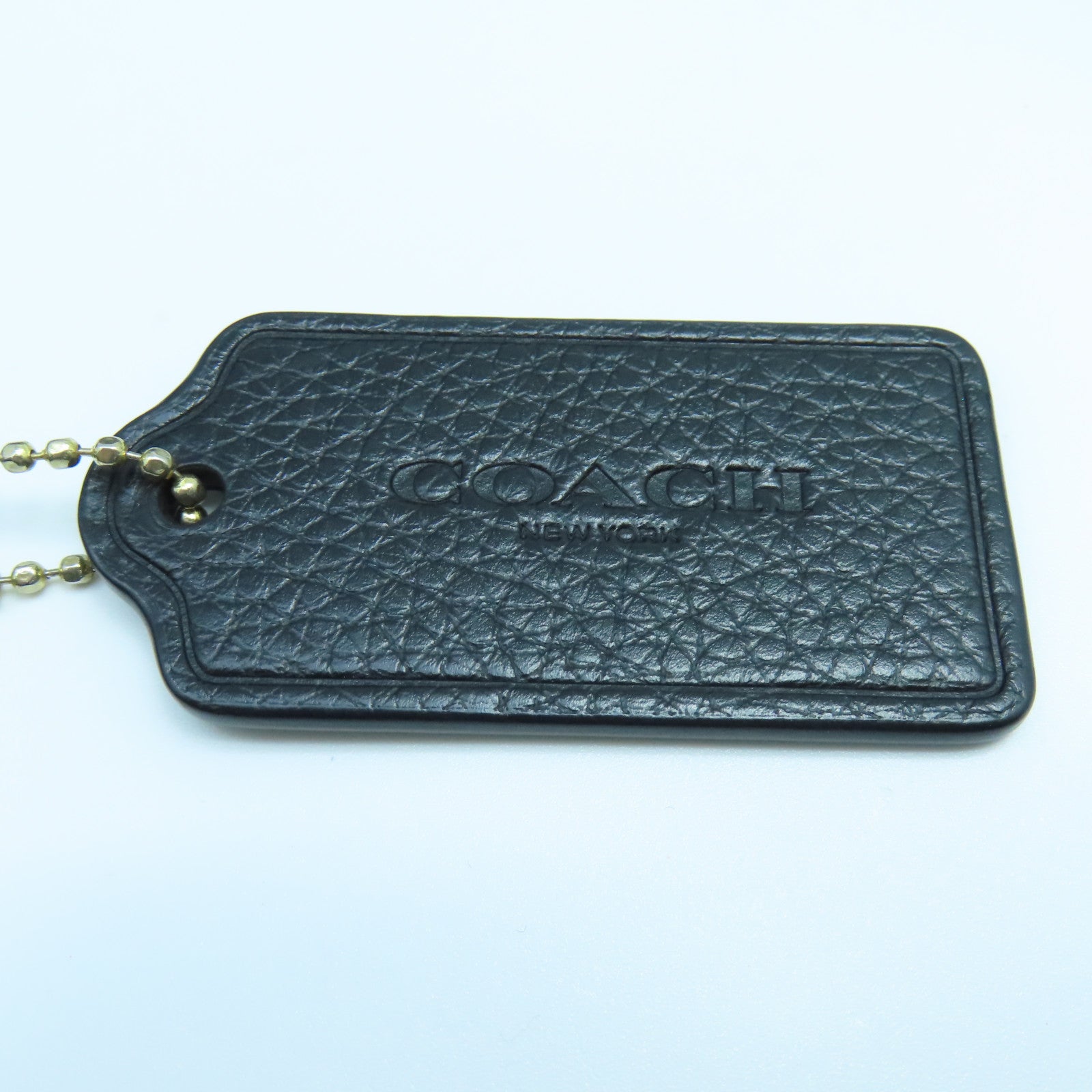 COACH 牛皮皮革Rucksack金扣背包黑色