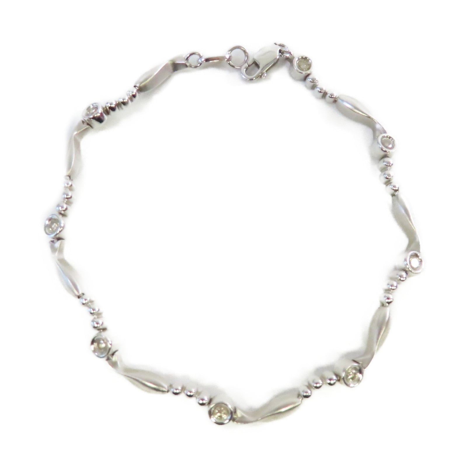 JEWELRY 18K白金/7.48g鑽石Diamond Bracelet鑽石手鏈