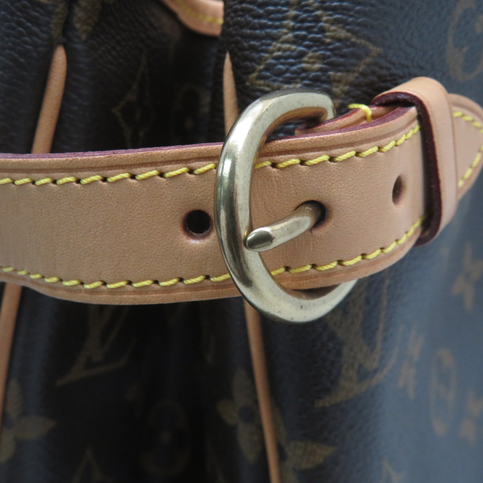 LOUIS VUITTON Monogram Batignolles Horizontal金扣肩背袋啡色