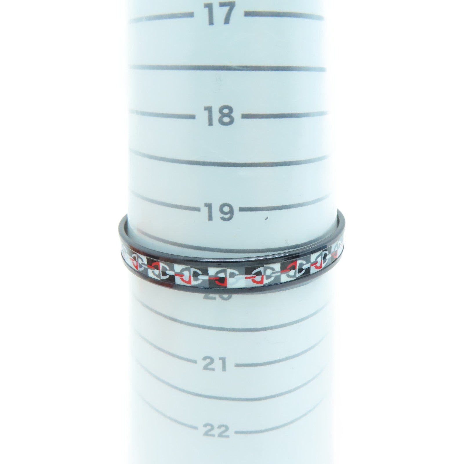 HERMES Ceramic Bangle Black/Color