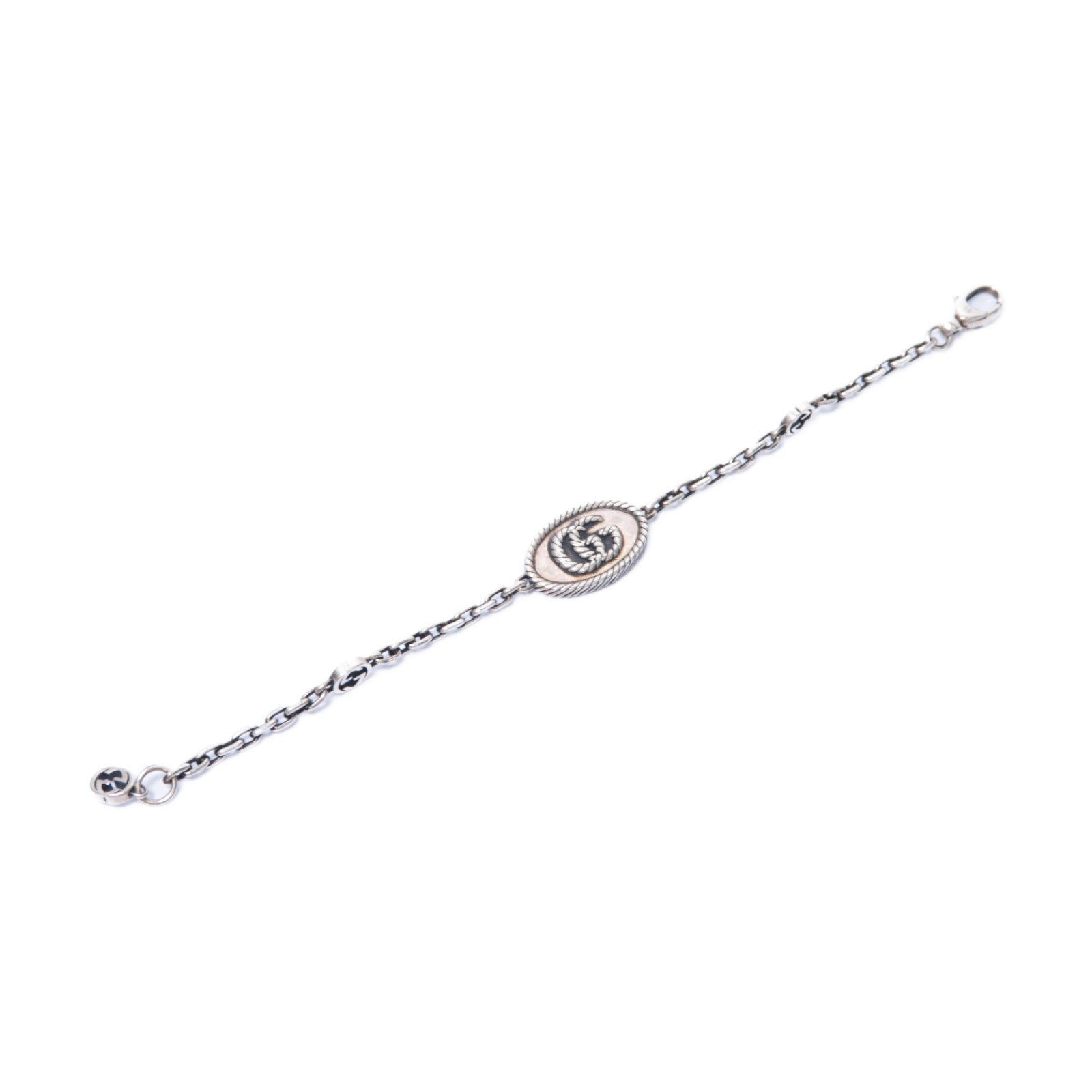 GUCCI 純銀Double G Bracelet手鏈