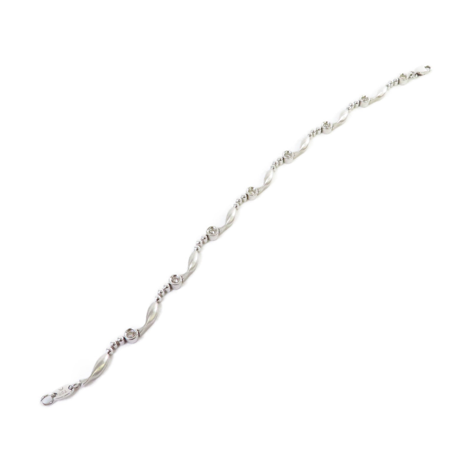 JEWELRY 18K白金/7.48g鑽石Diamond Bracelet鑽石手鏈
