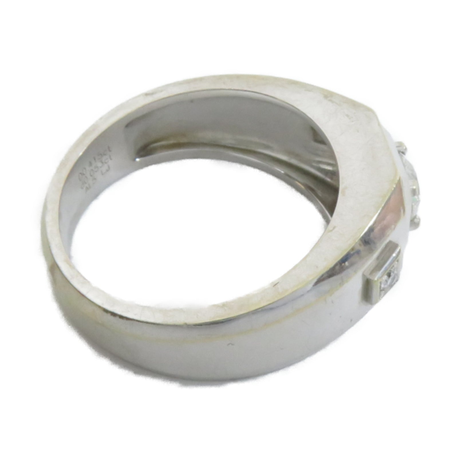 JEWELRY 18K白金Diamond Ring 0.415ct/0.053ct鑽石戒指US#8.25