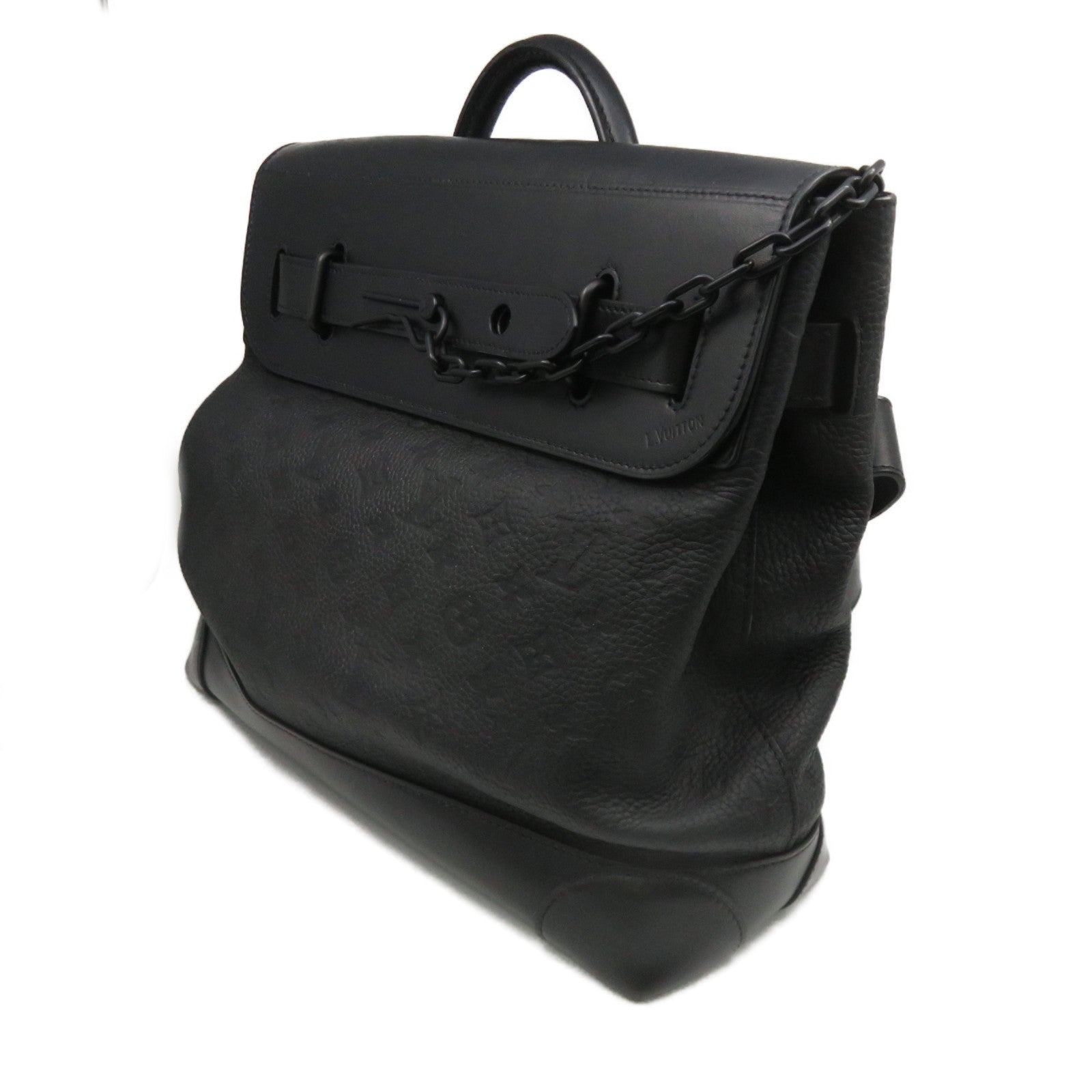 LOUIS VUITTON 【激減優惠】牛皮皮革Steamer PM 2way Shoulder Bag手挽肩背兩用袋黑色