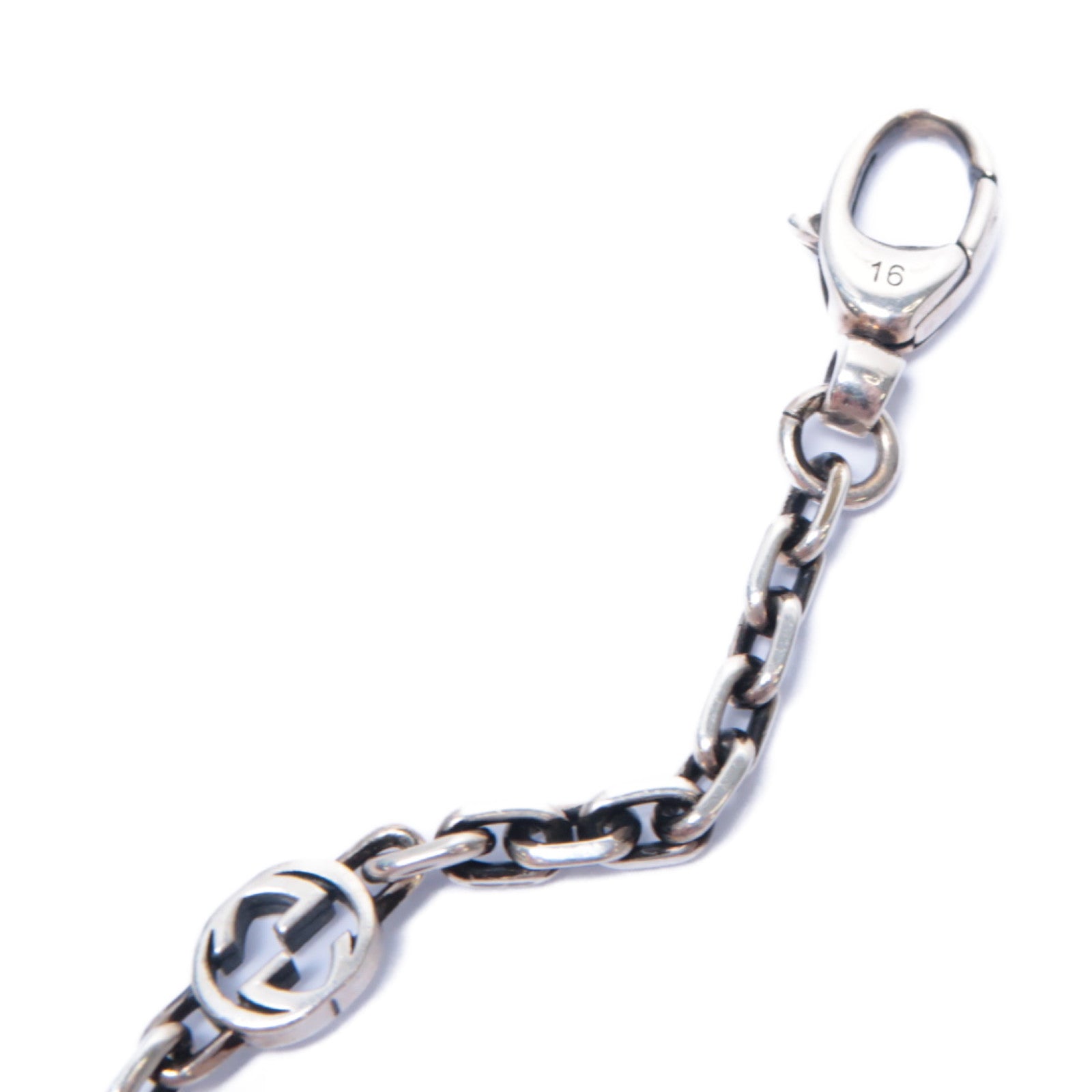 GUCCI 純銀Double G Bracelet手鏈