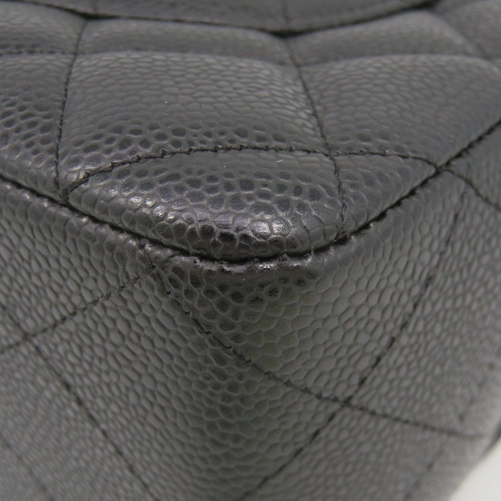 CHANEL [Sharp Reduction Offer] Lingge Cowhide Leather Chain Shoulder Silver Buckle Chain Belt Shoulder Bag Black
