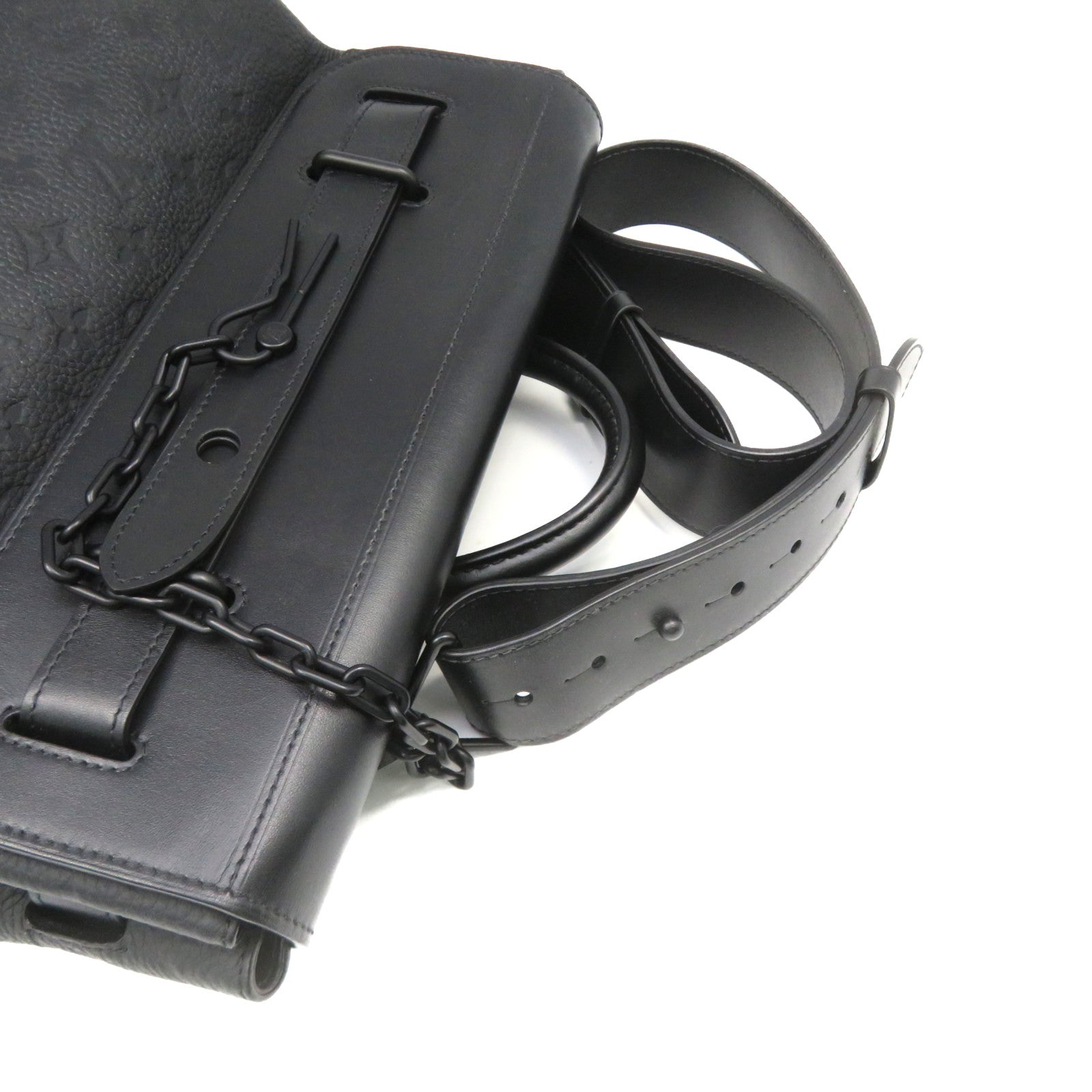 LOUIS VUITTON 【激減優惠】牛皮皮革Steamer PM 2way Shoulder Bag手挽肩背兩用袋黑色