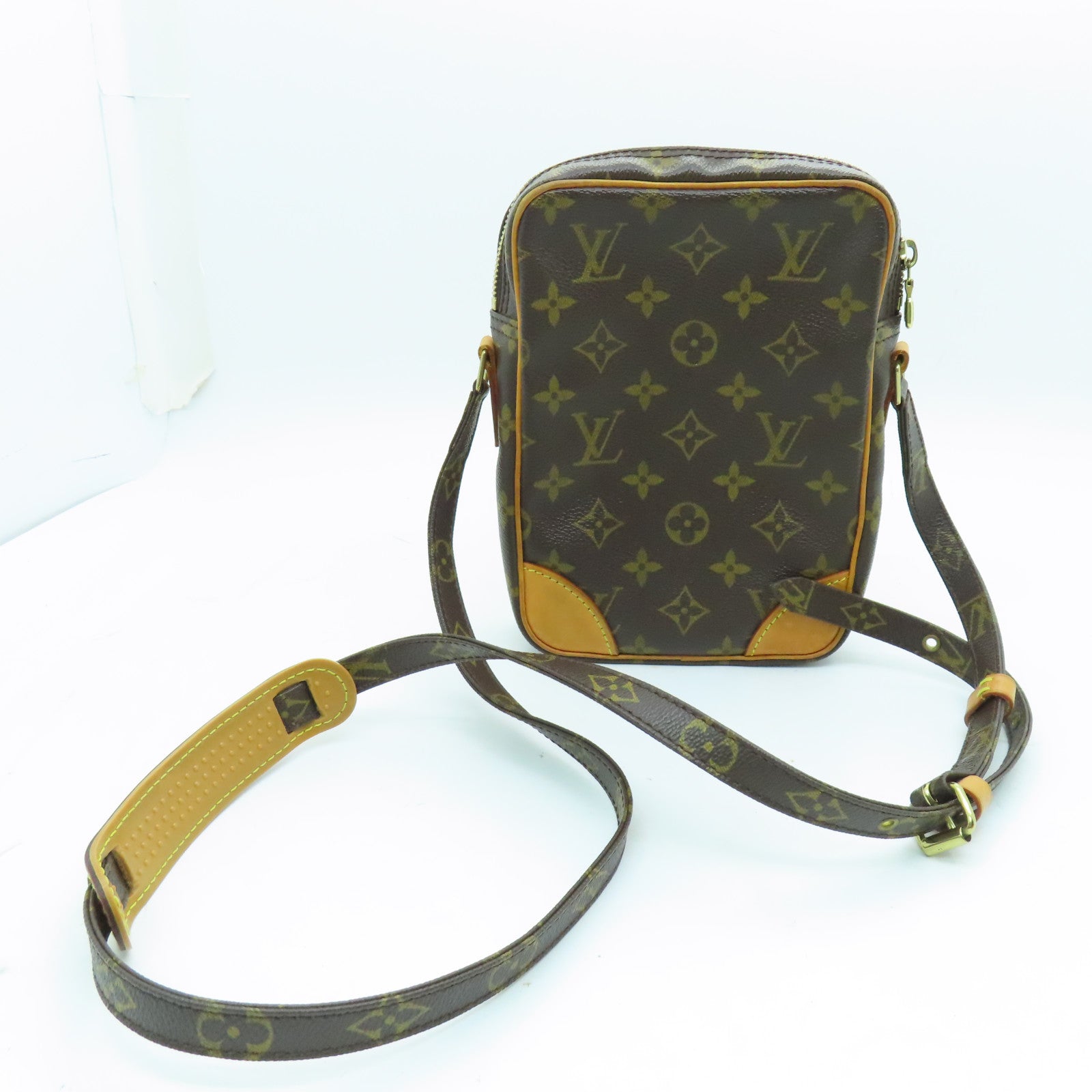 LOUIS VUITTON Monogram Danube Shoulder金扣肩背袋啡色