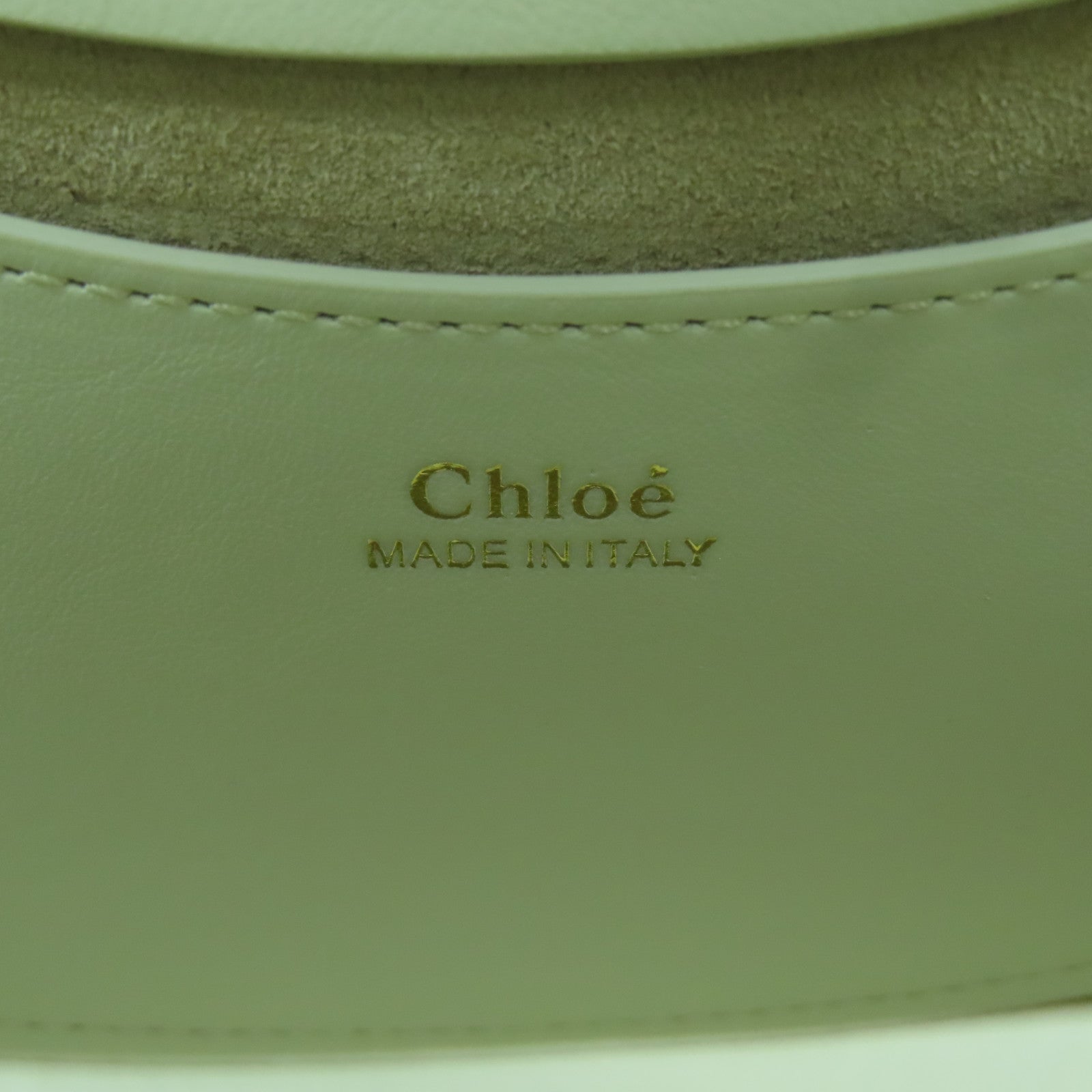 Chloe 牛皮皮革2 Way Shoulder金扣手挽肩背兩用袋白色
