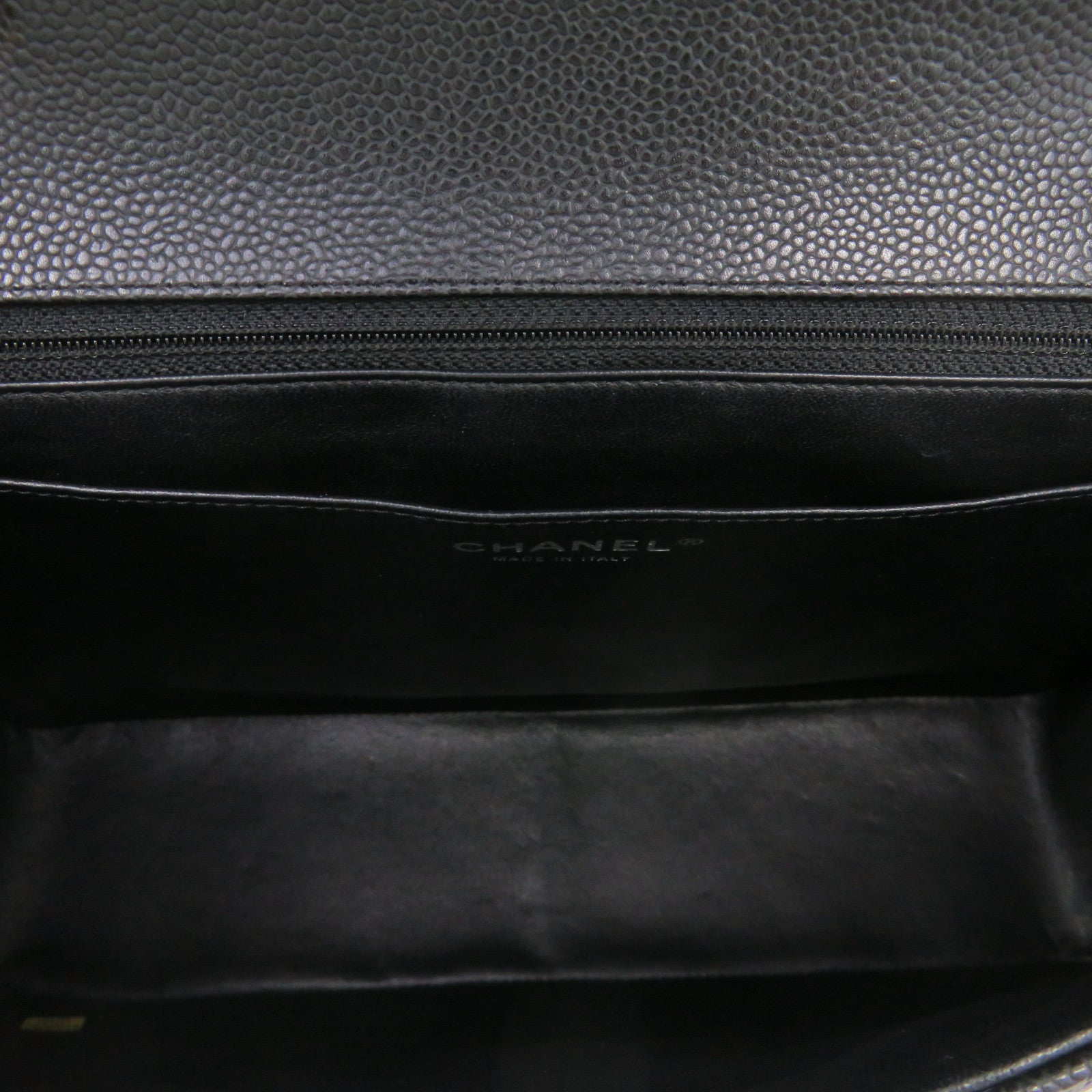 CHANEL [Sharp Reduction Offer] Lingge Cowhide Leather Chain Shoulder Silver Buckle Chain Belt Shoulder Bag Black