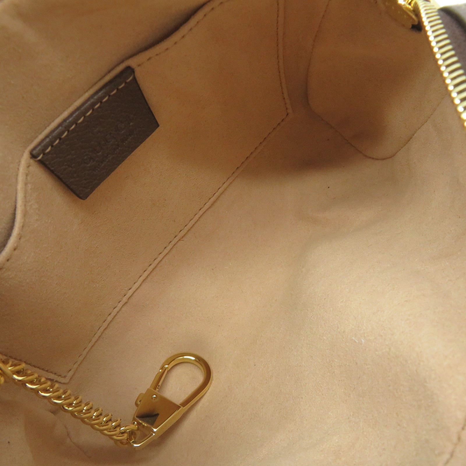 GUCCI 塗層帆布Ophidia GG Supreme金扣肩背袋啡色