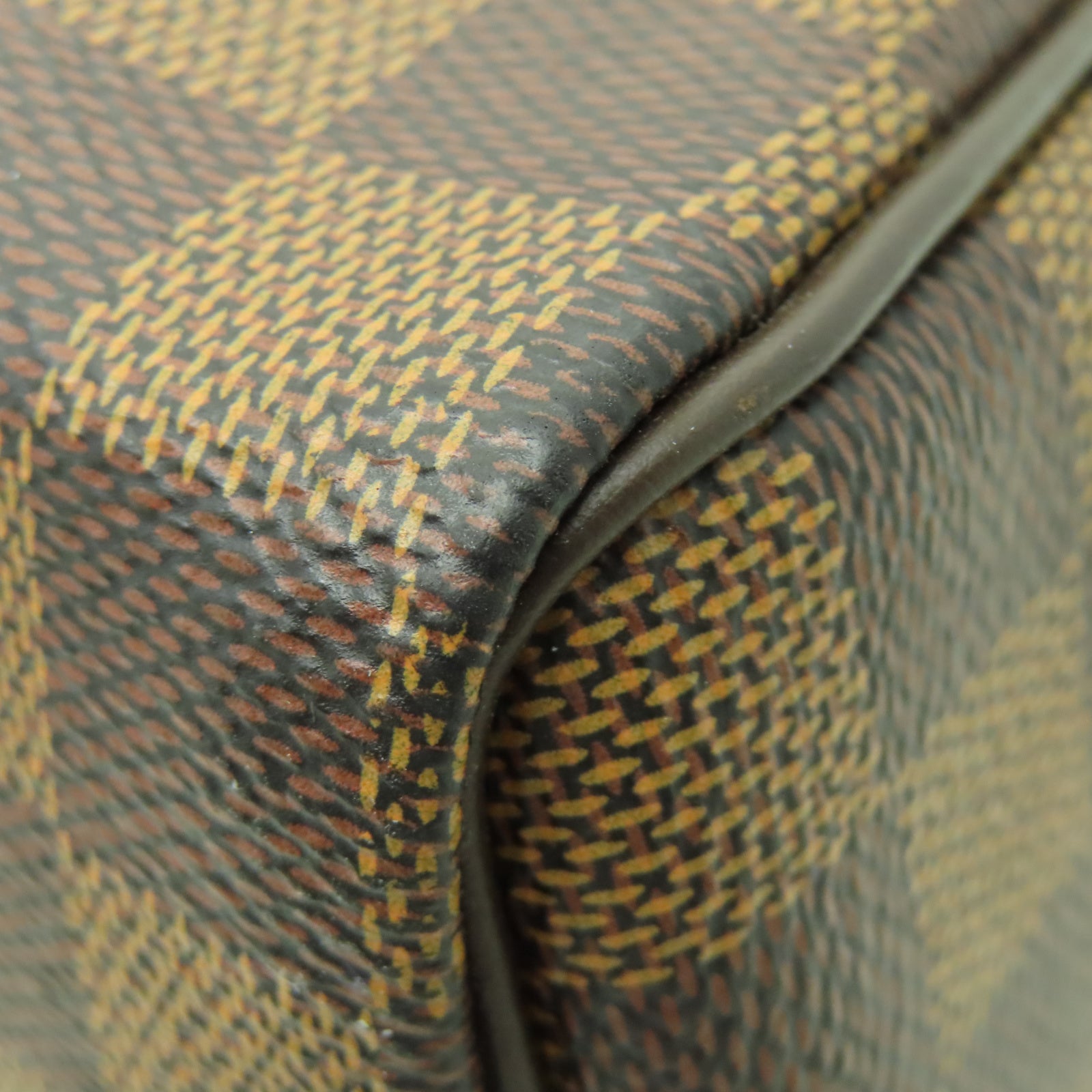 LOUIS VUITTON Damier Speedy 25金扣手挽袋棕色